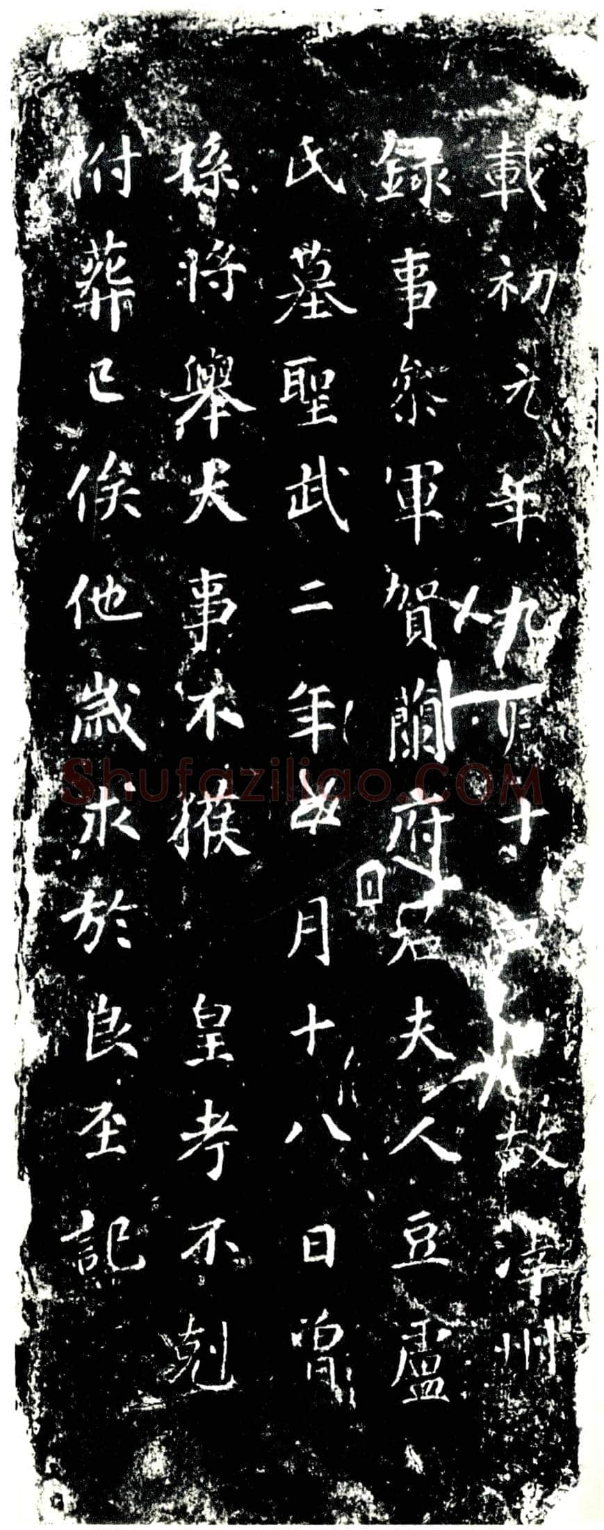 唐豆卢氏墓誌