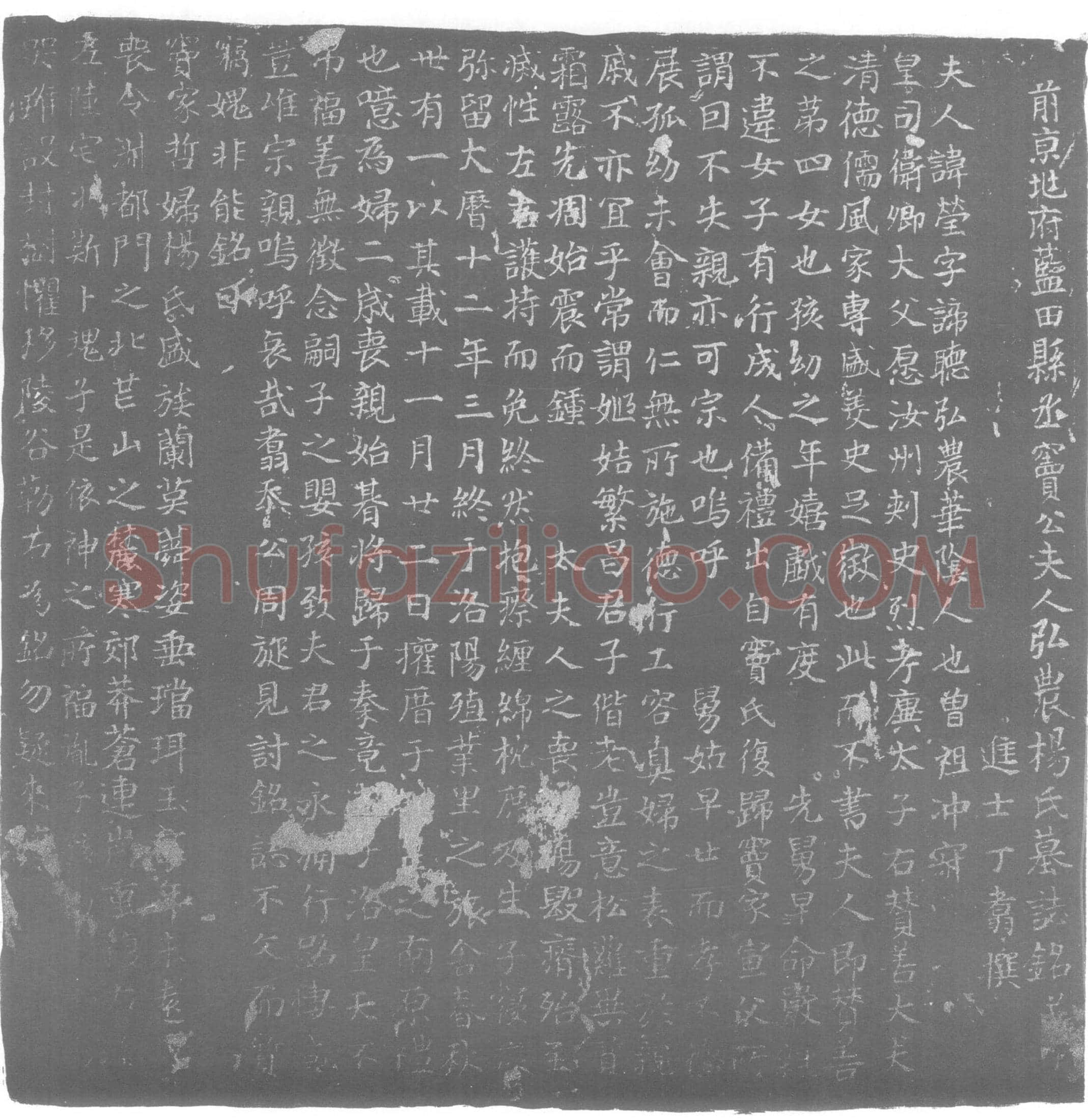 唐杨莹墓誌