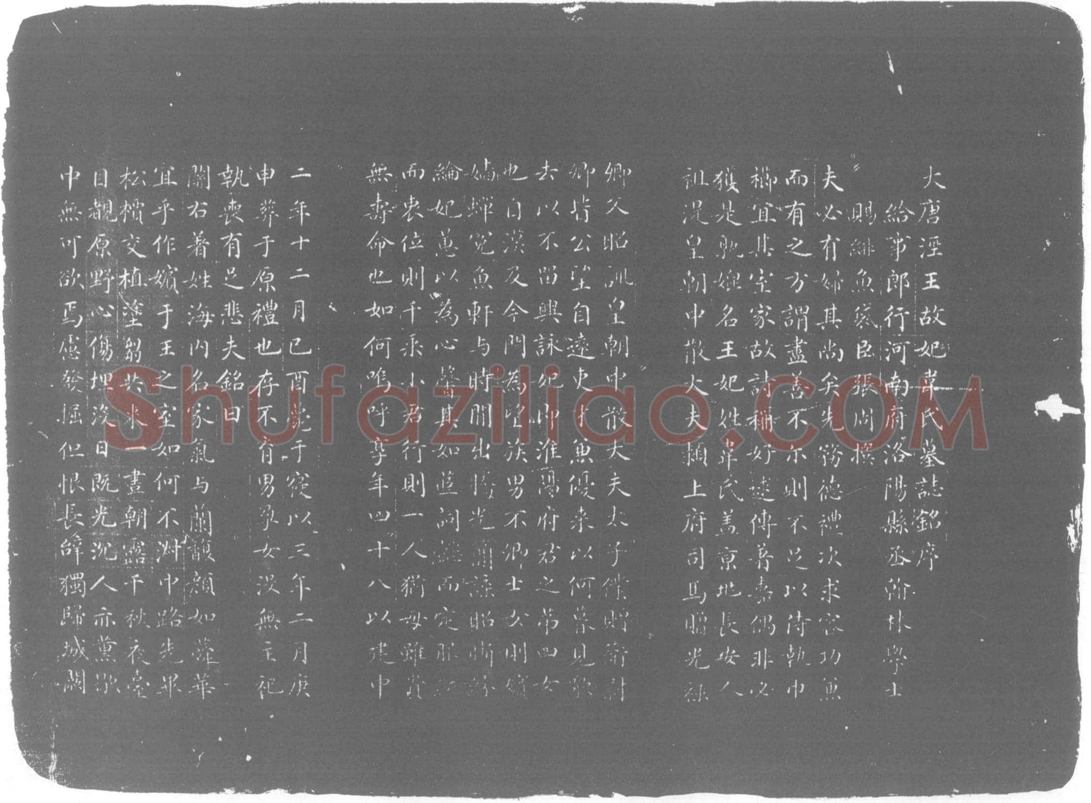 唐韦氏墓誌