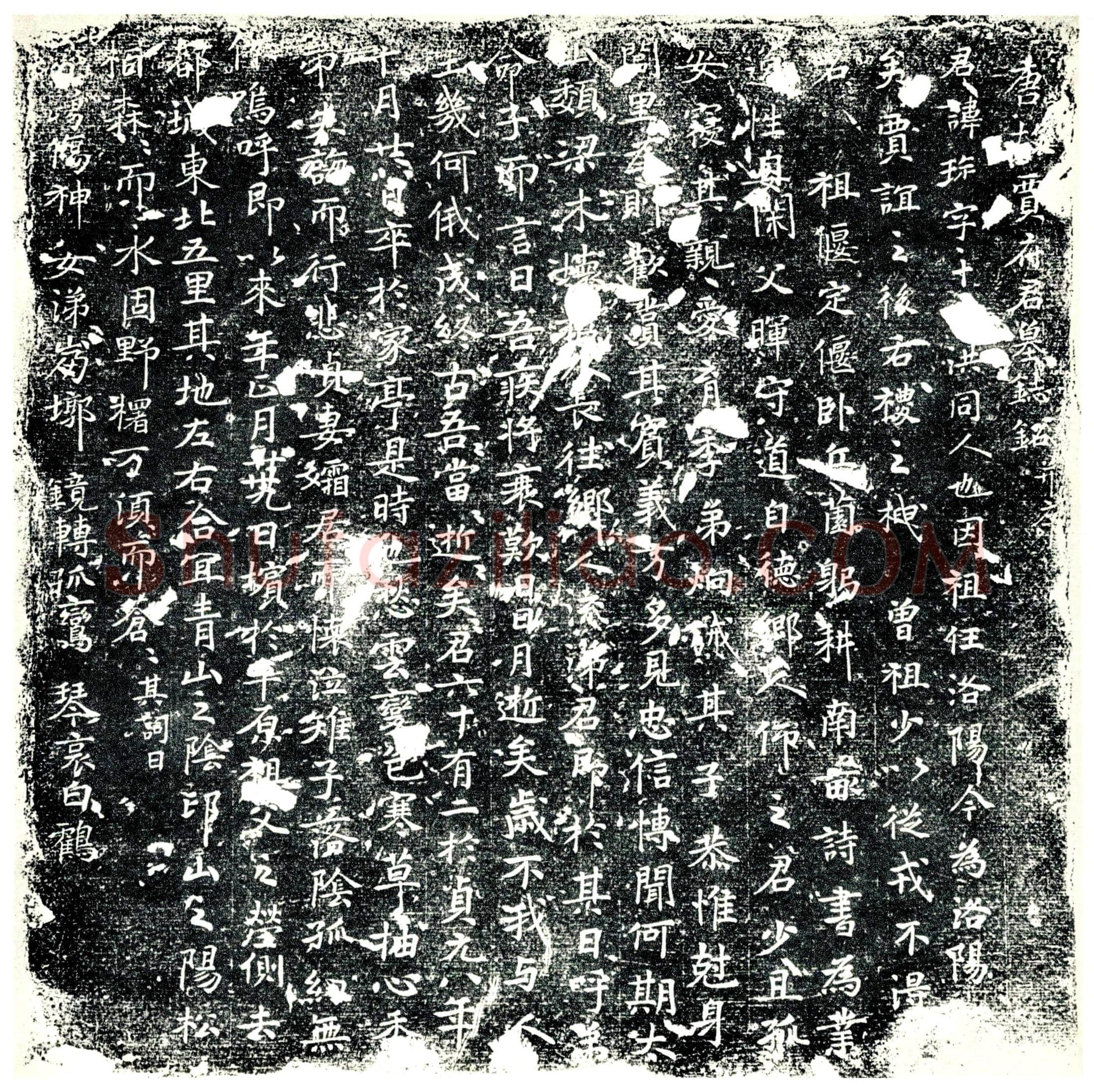唐 贾琁 墓誌