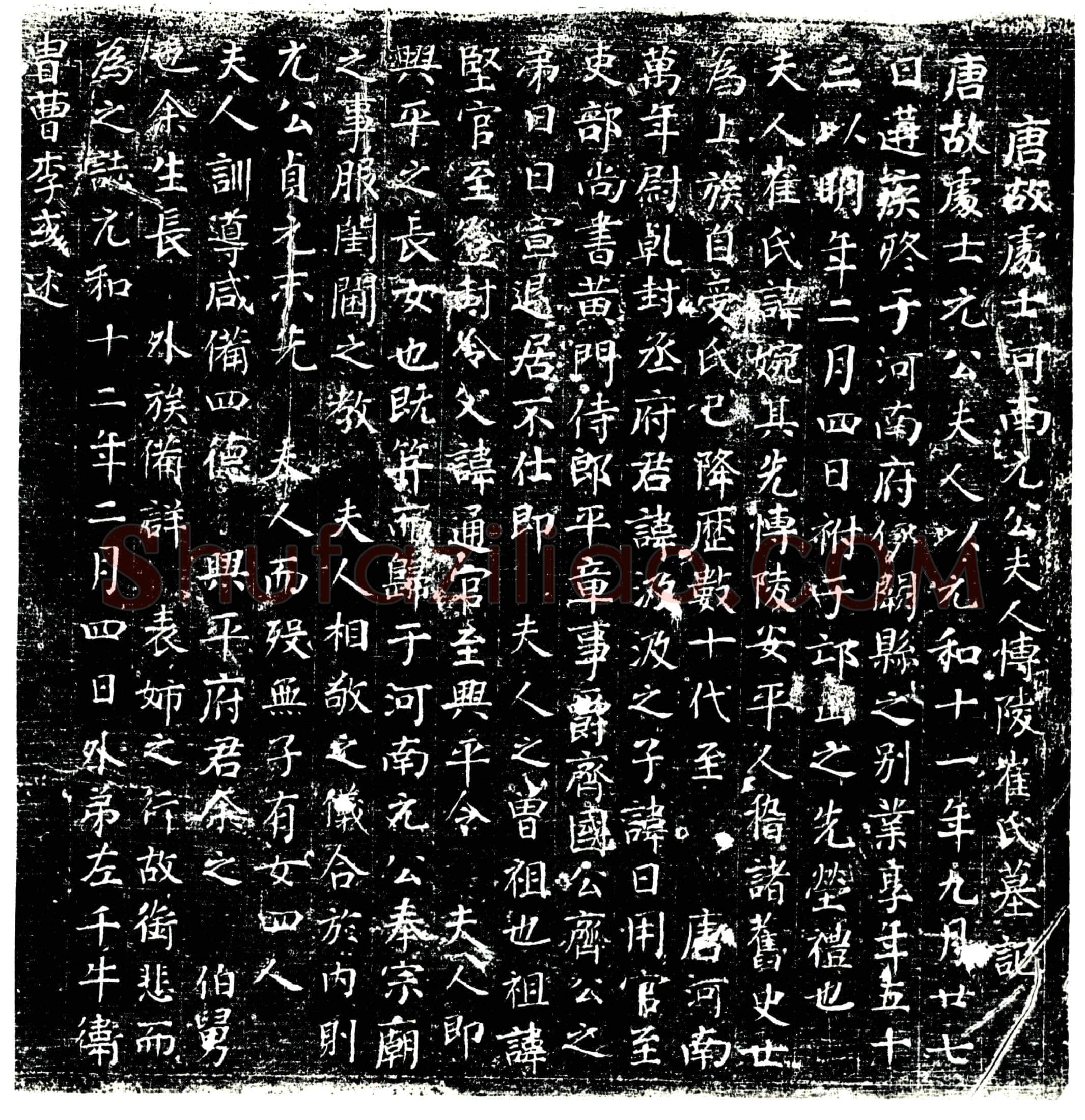 唐 崔婉 墓誌