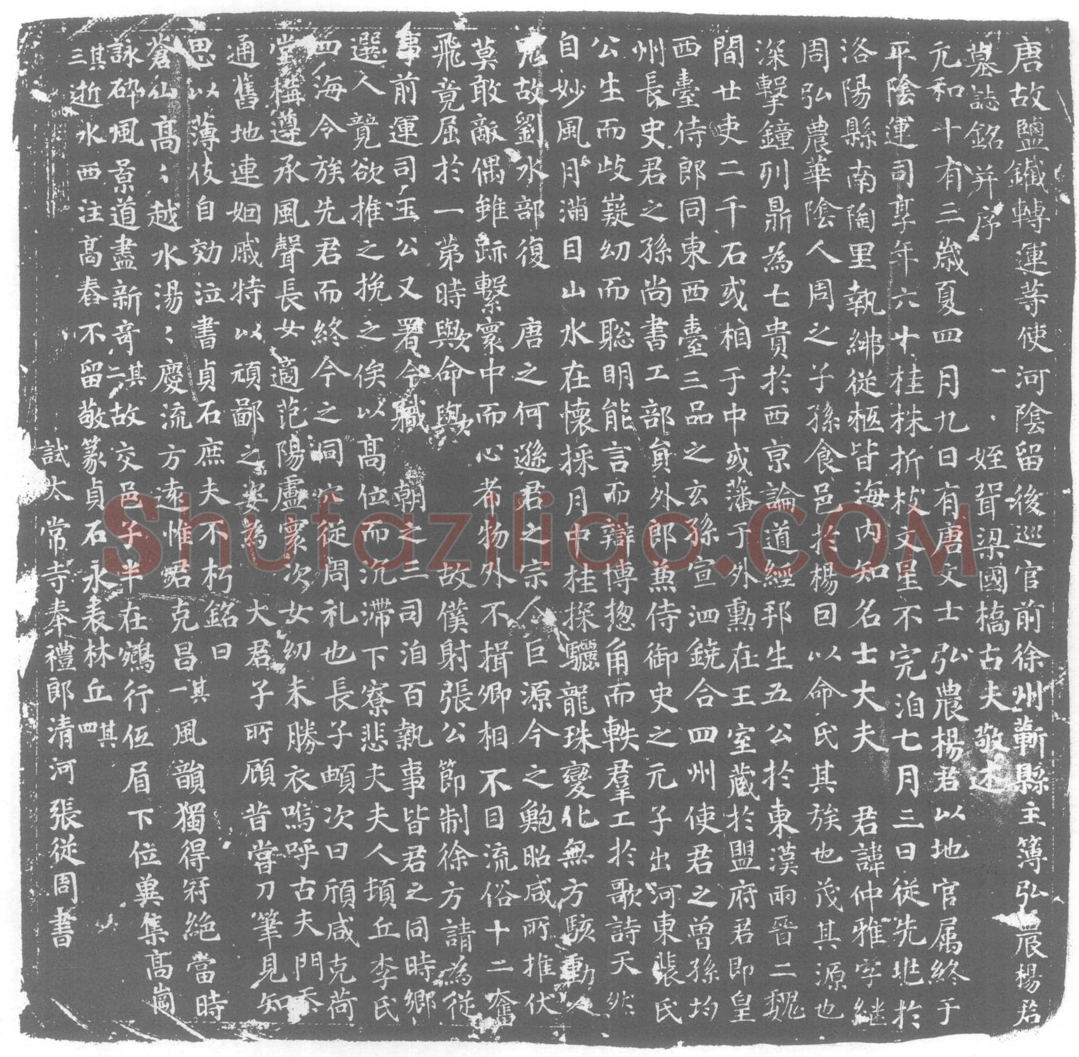 唐 杨仲雅 墓誌