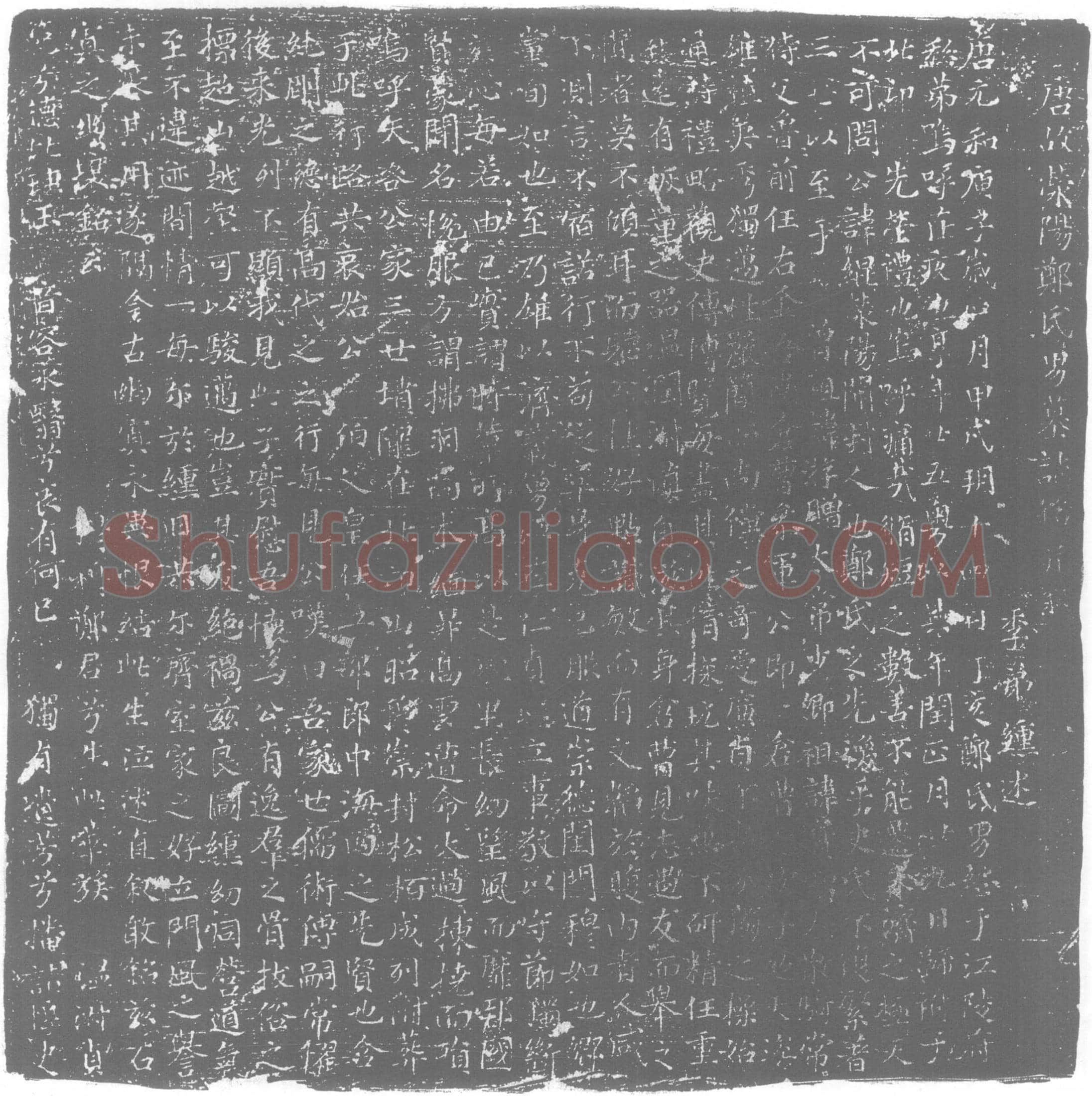 唐郑绲墓誌