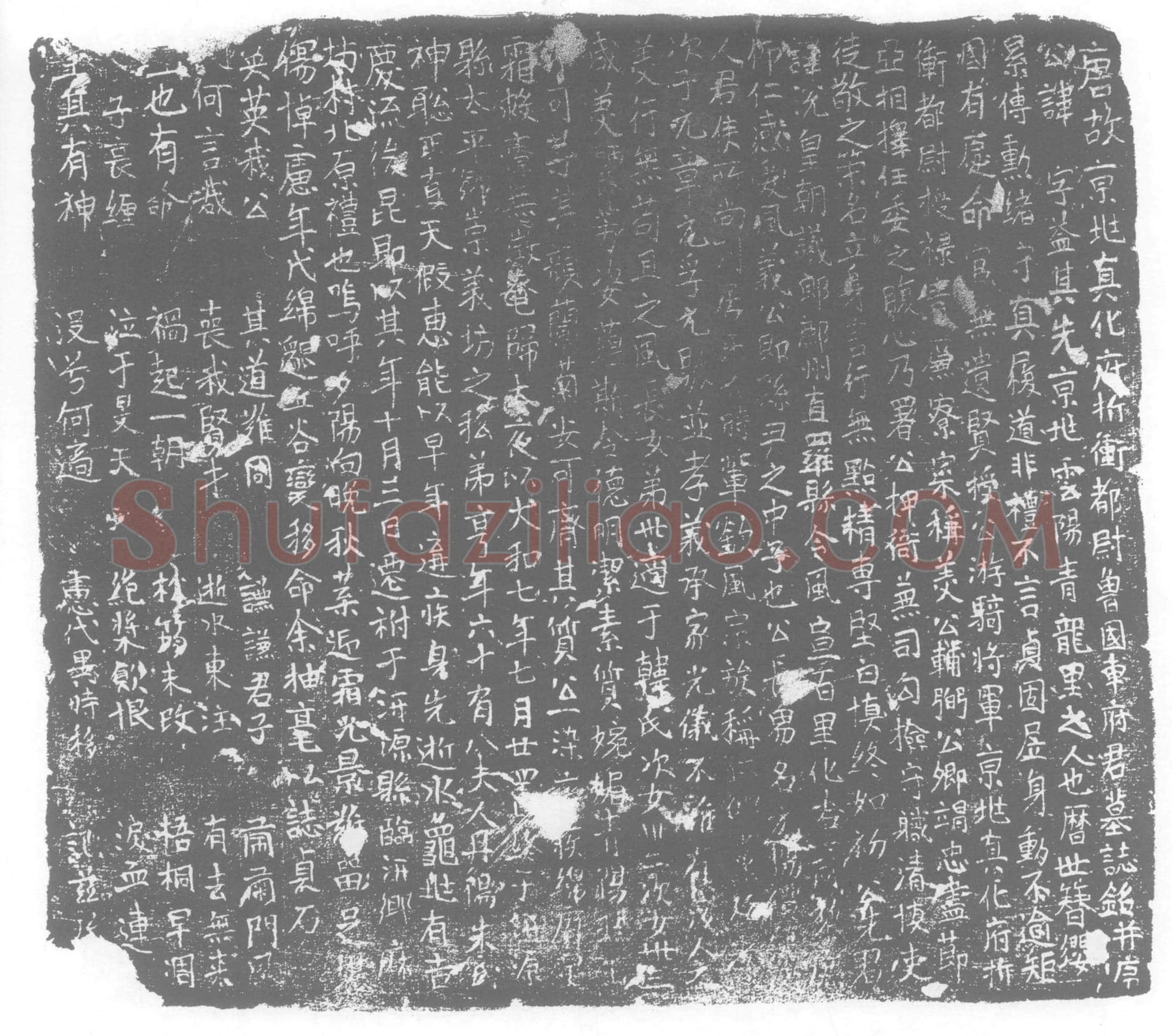 唐车□，字益，车益墓誌