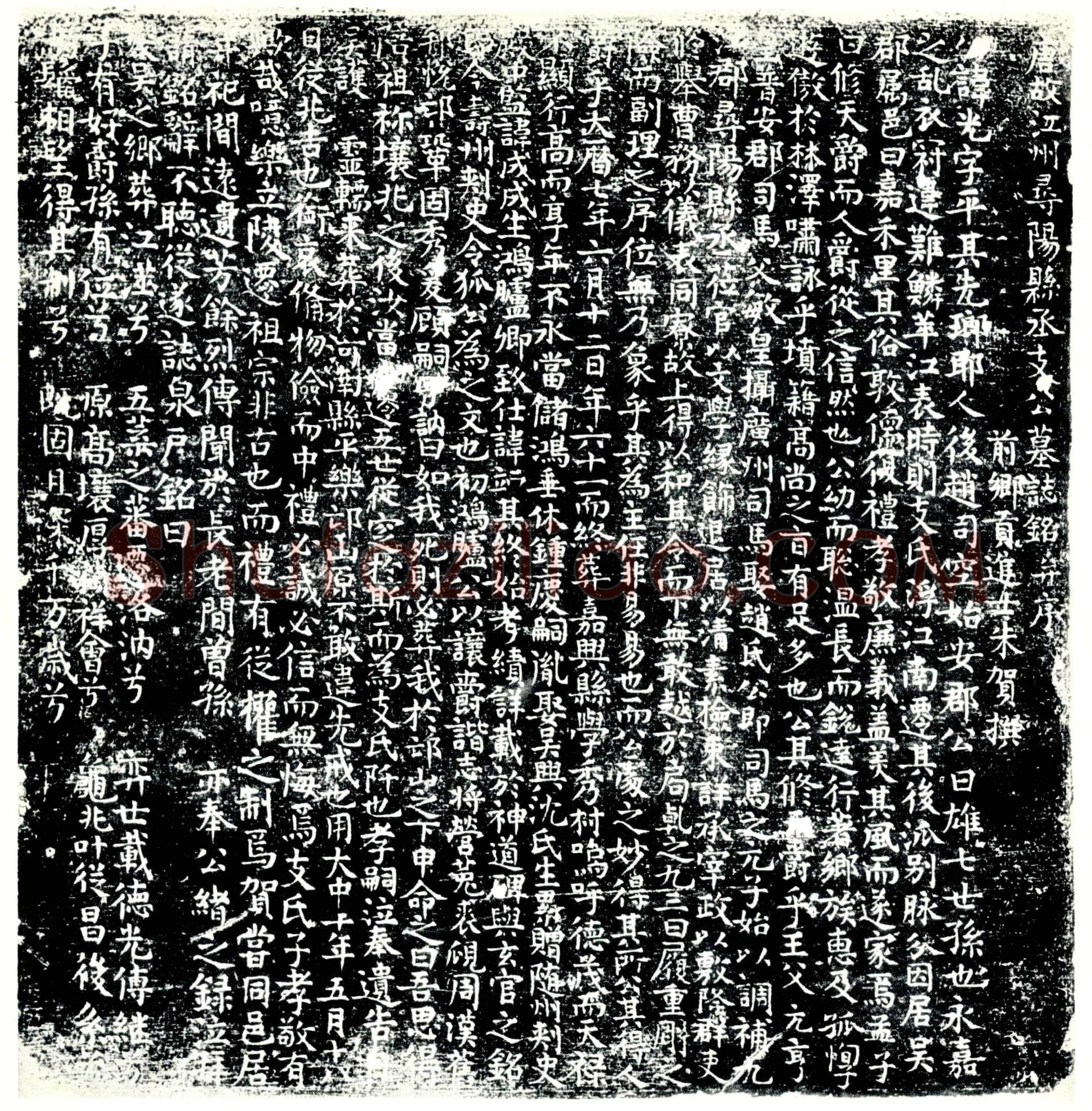 唐 丞支氏 墓誌