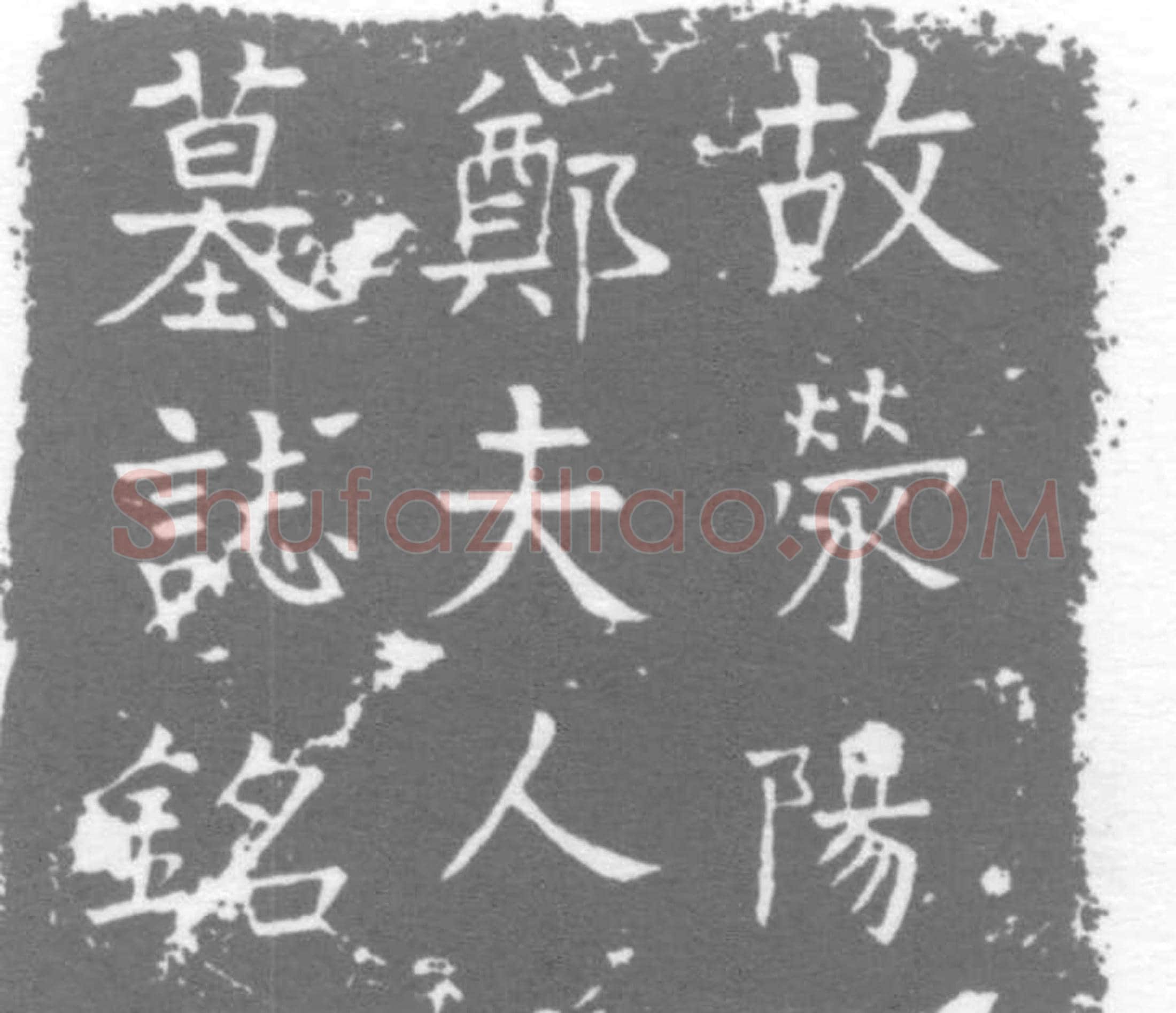 唐郑珍，李爗夫人，郑釴女儿墓誌
