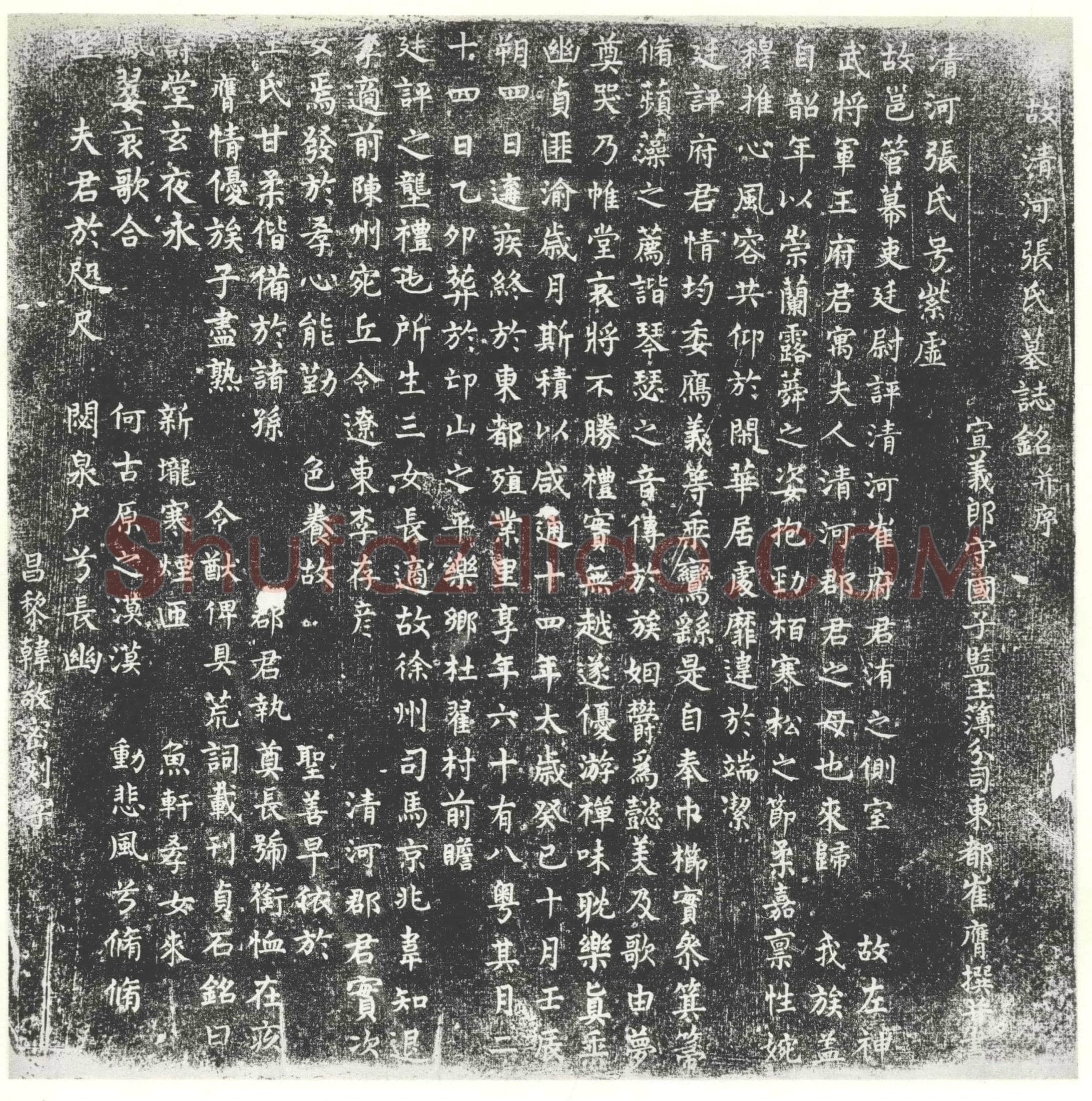 唐 张氏 张紫虚 墓誌