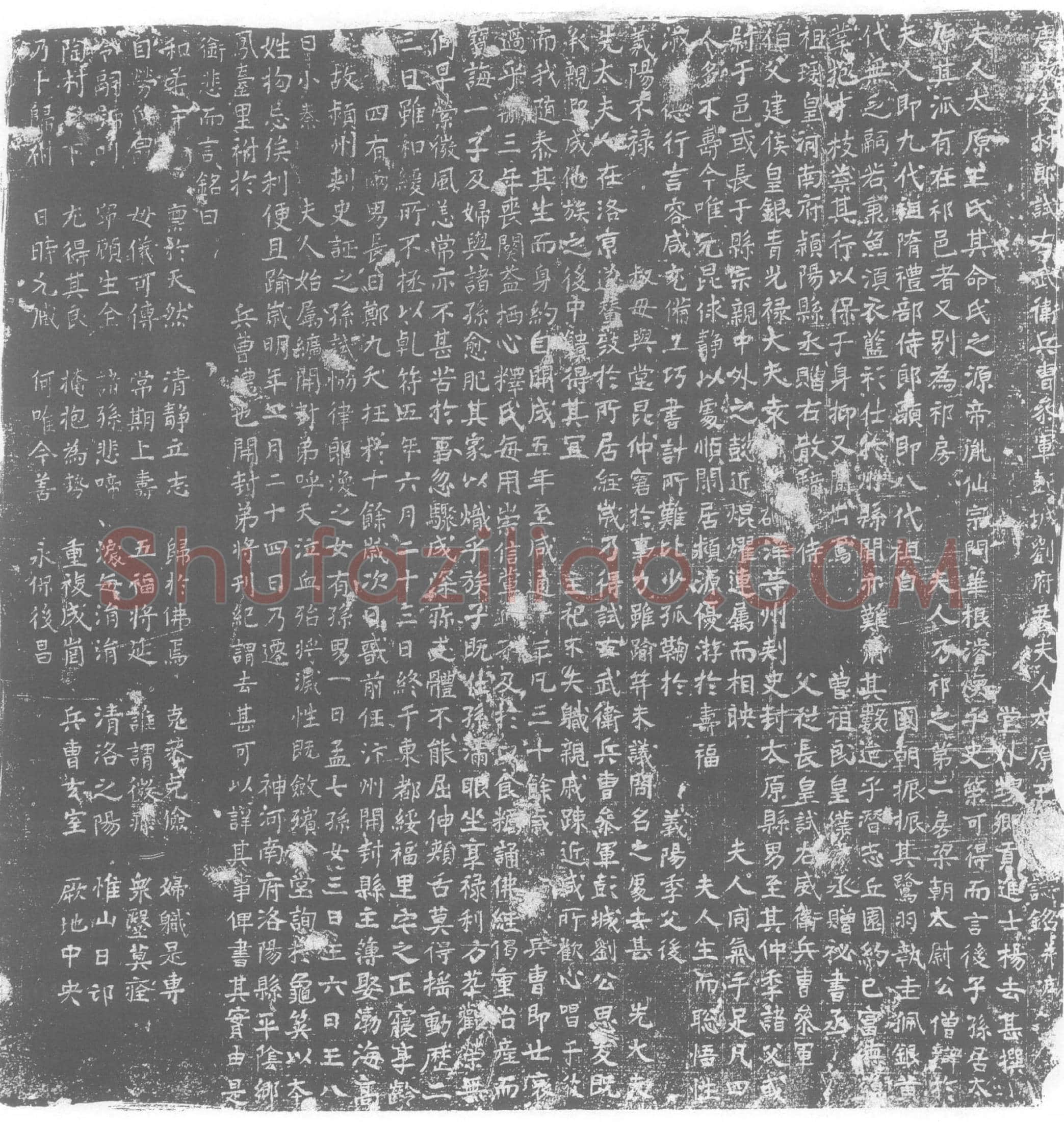 唐 王氏 墓誌