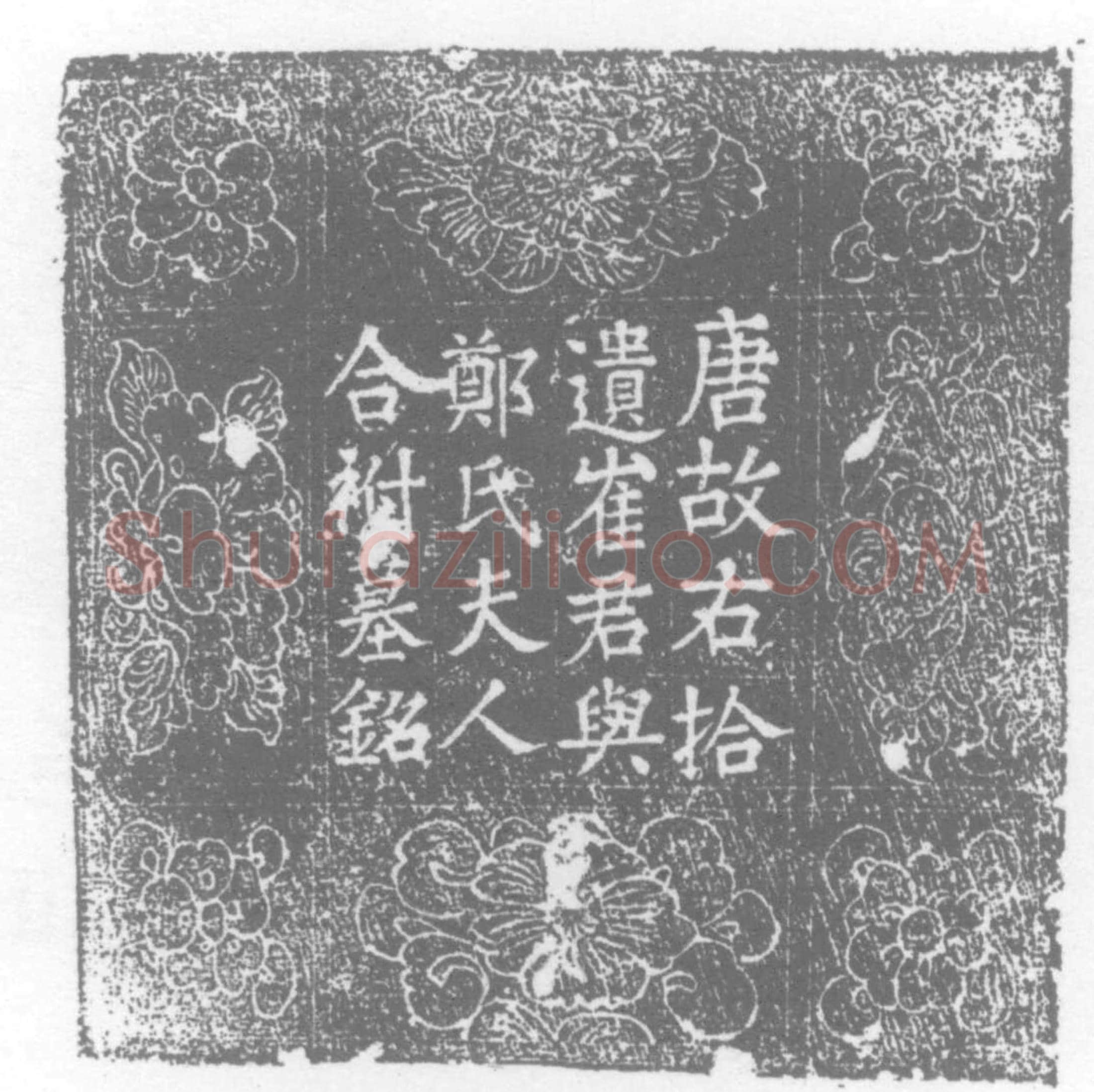 唐 崔舣及夫人郑氏 墓誌