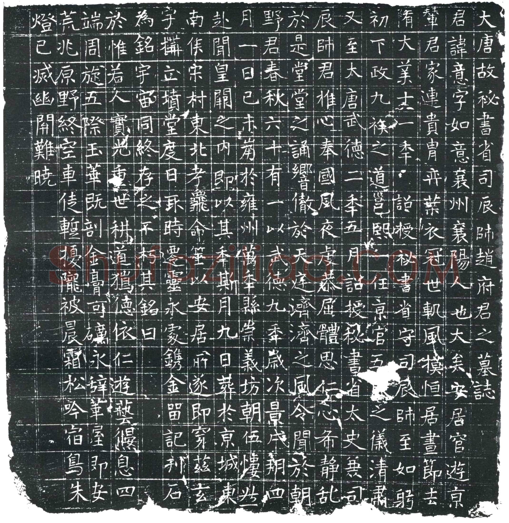 唐赵意墓誌
