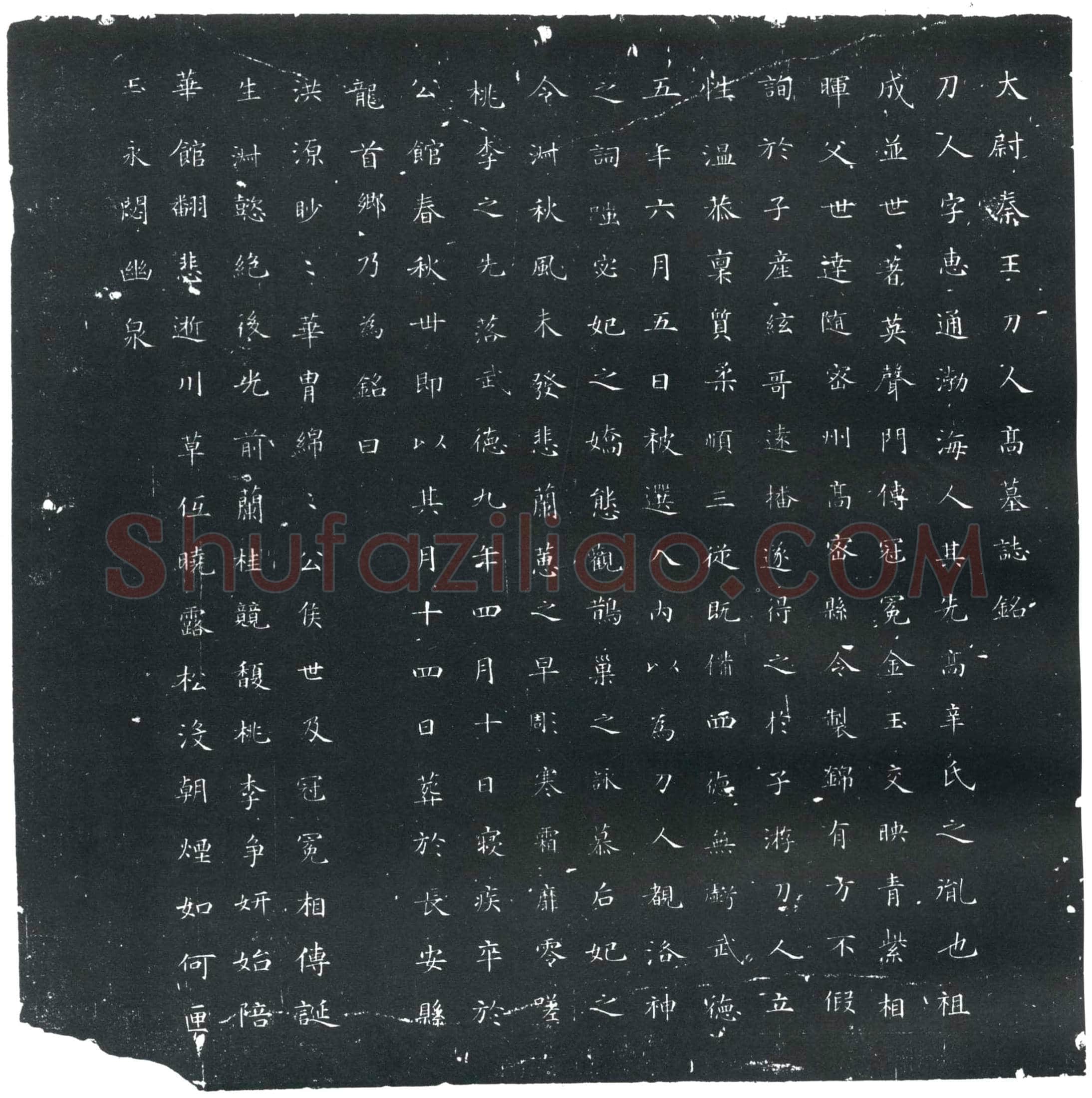 唐高惠通墓誌