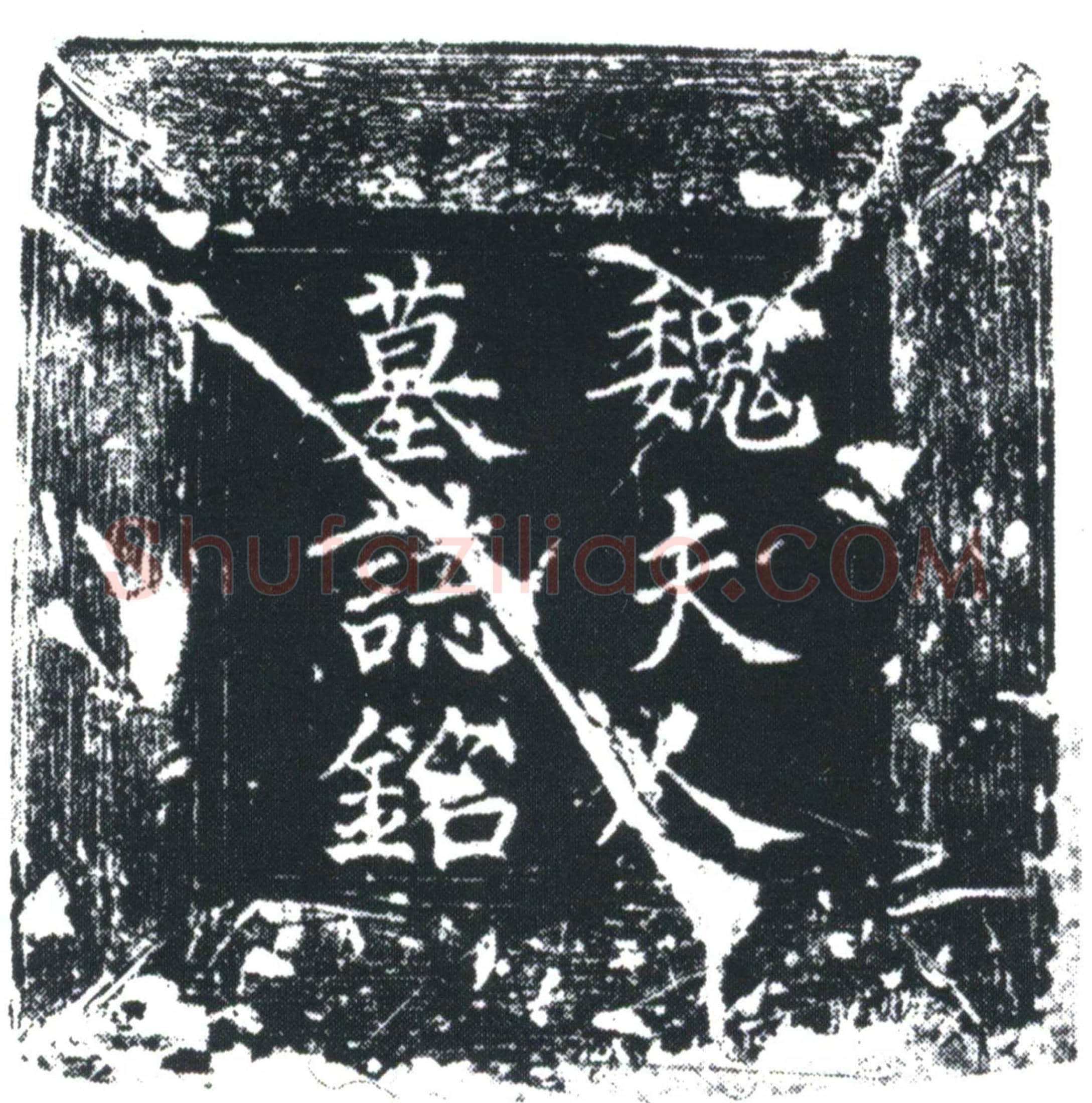 唐 臧府君夫人魏氏 墓誌