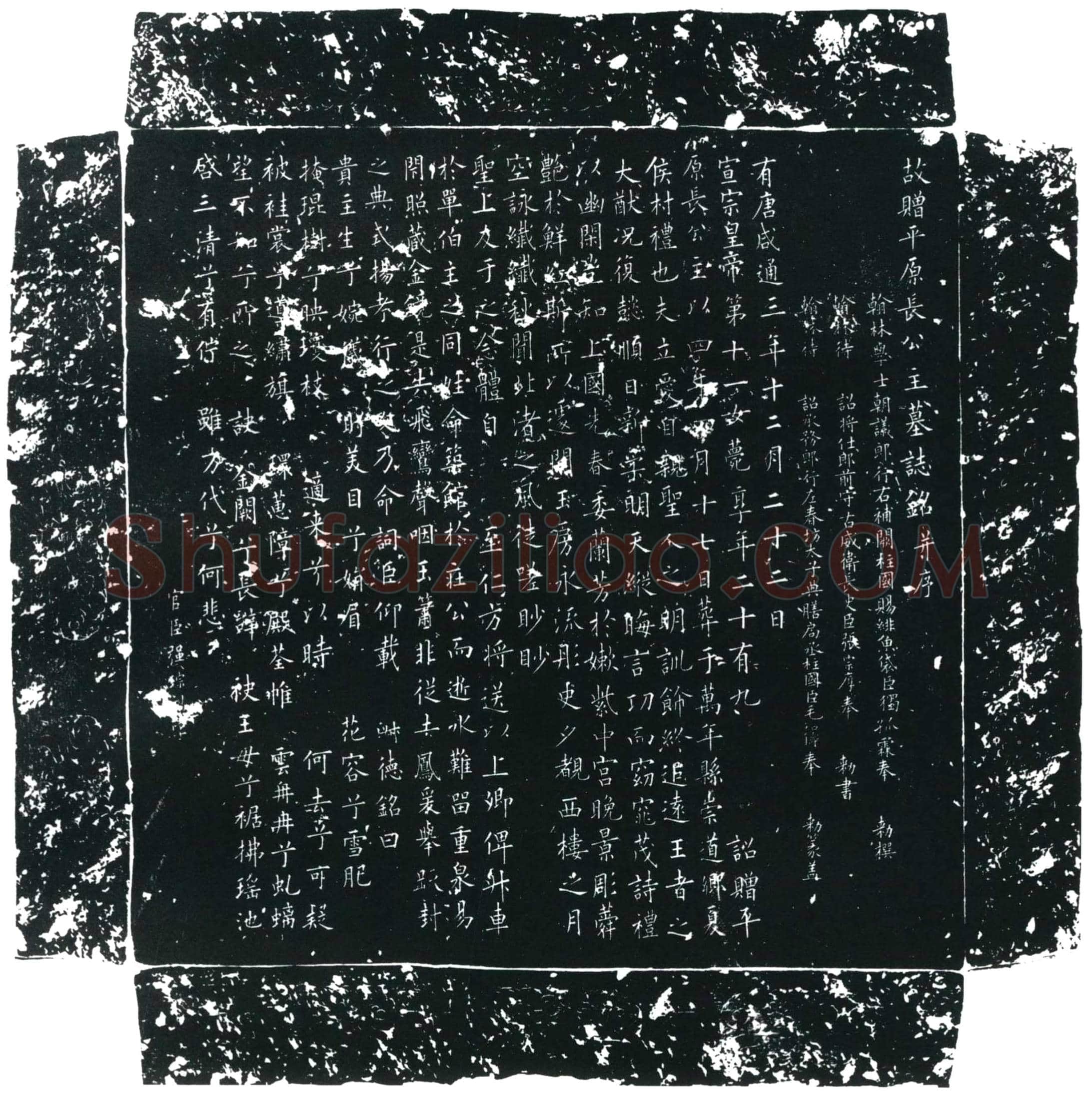 唐长公主墓誌
