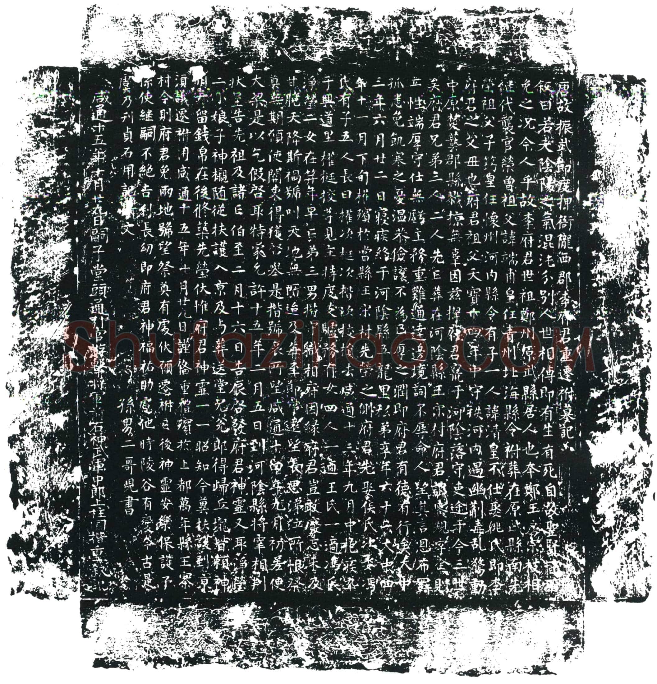 唐李审规墓誌