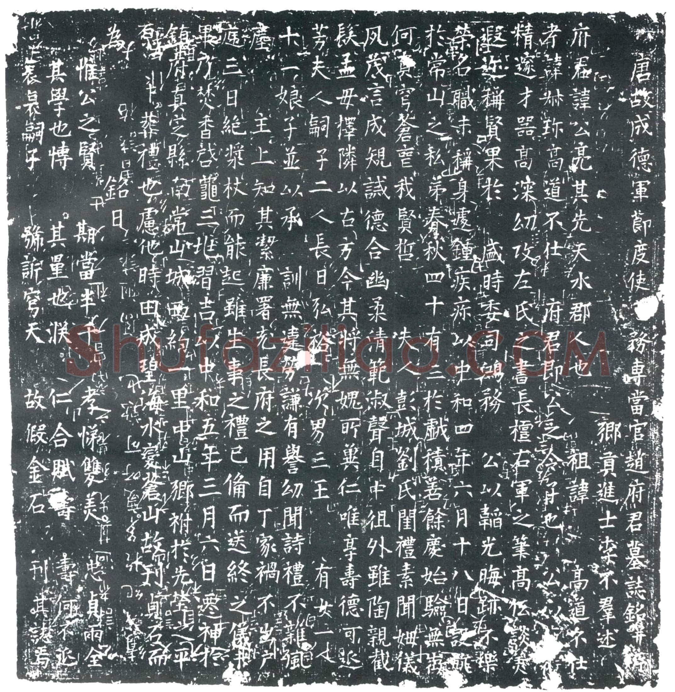 唐 赵公亮 墓誌