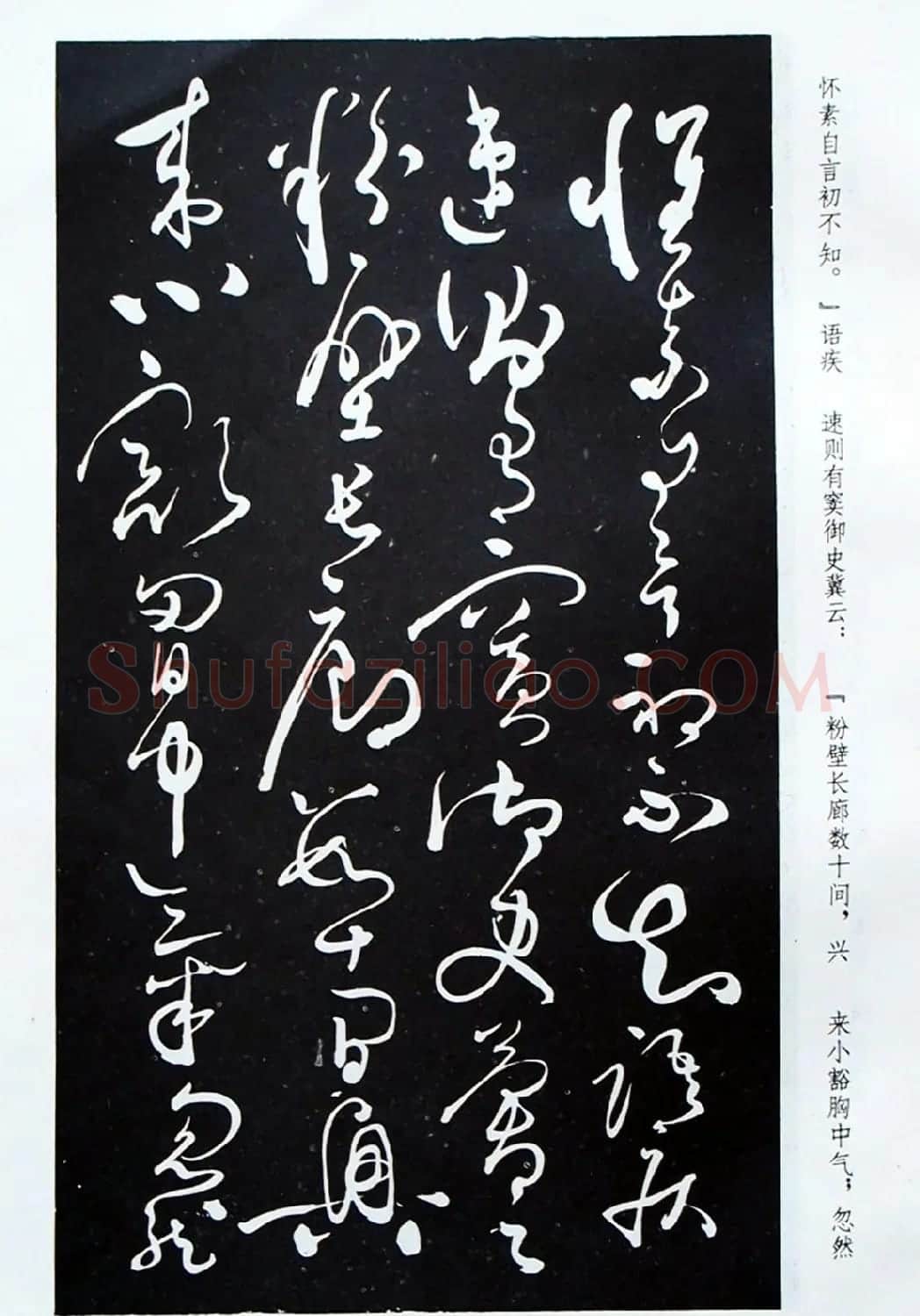《怀素草书自叙帖》蜀中石氏藏本 | 毛笔草书字帖