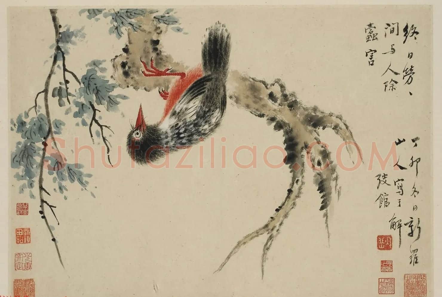 华喦绘画作品《新罗山人花鸟册》美国弗利尔美术馆藏 | 传世书法作品赏析
