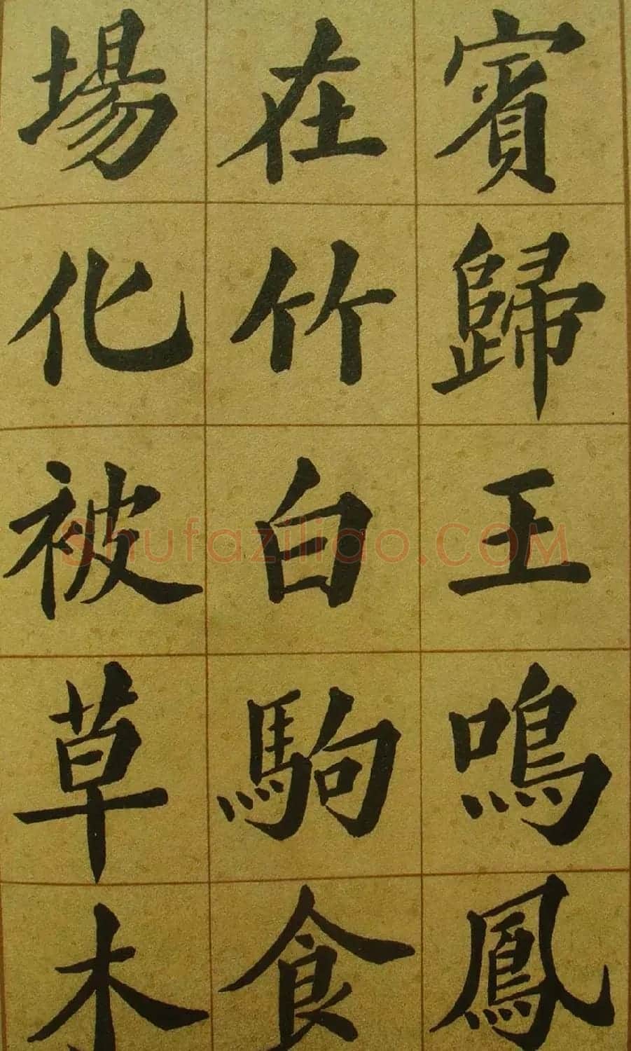 郑孝胥楷书字帖欣赏《千字文》 | 毛笔楷书字帖