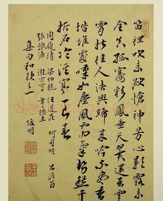 清代金俊明书画欣赏《梅花图册》 | 传世书法作品鉴赏