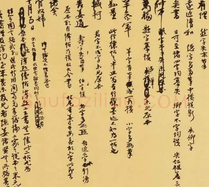张伯英书法手迹《碑帖考释评鉴文稿》 | 名家书法作品赏析