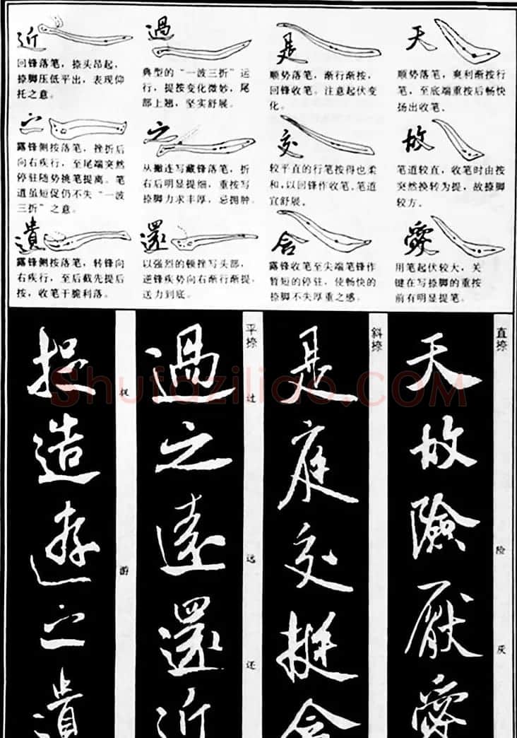 字帖教材《米芾行书笔法图解》 | 软笔行书字帖