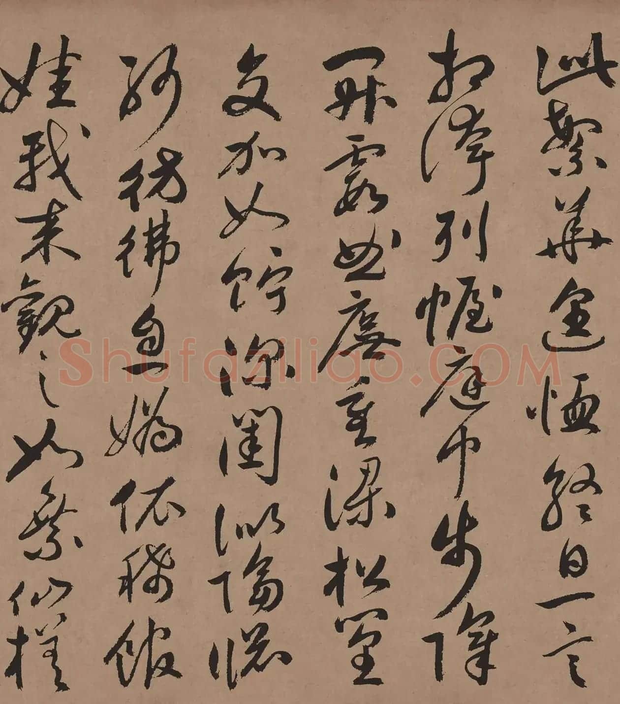 祝允明65岁行草书法《牡丹赋》彩色高清 | 软笔书法作品