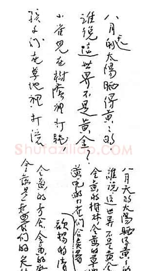 徐志摩钢笔手迹 | 书法名家作品鉴赏