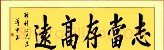 蒋中正书法作品欣赏 | 名家书法作品精选