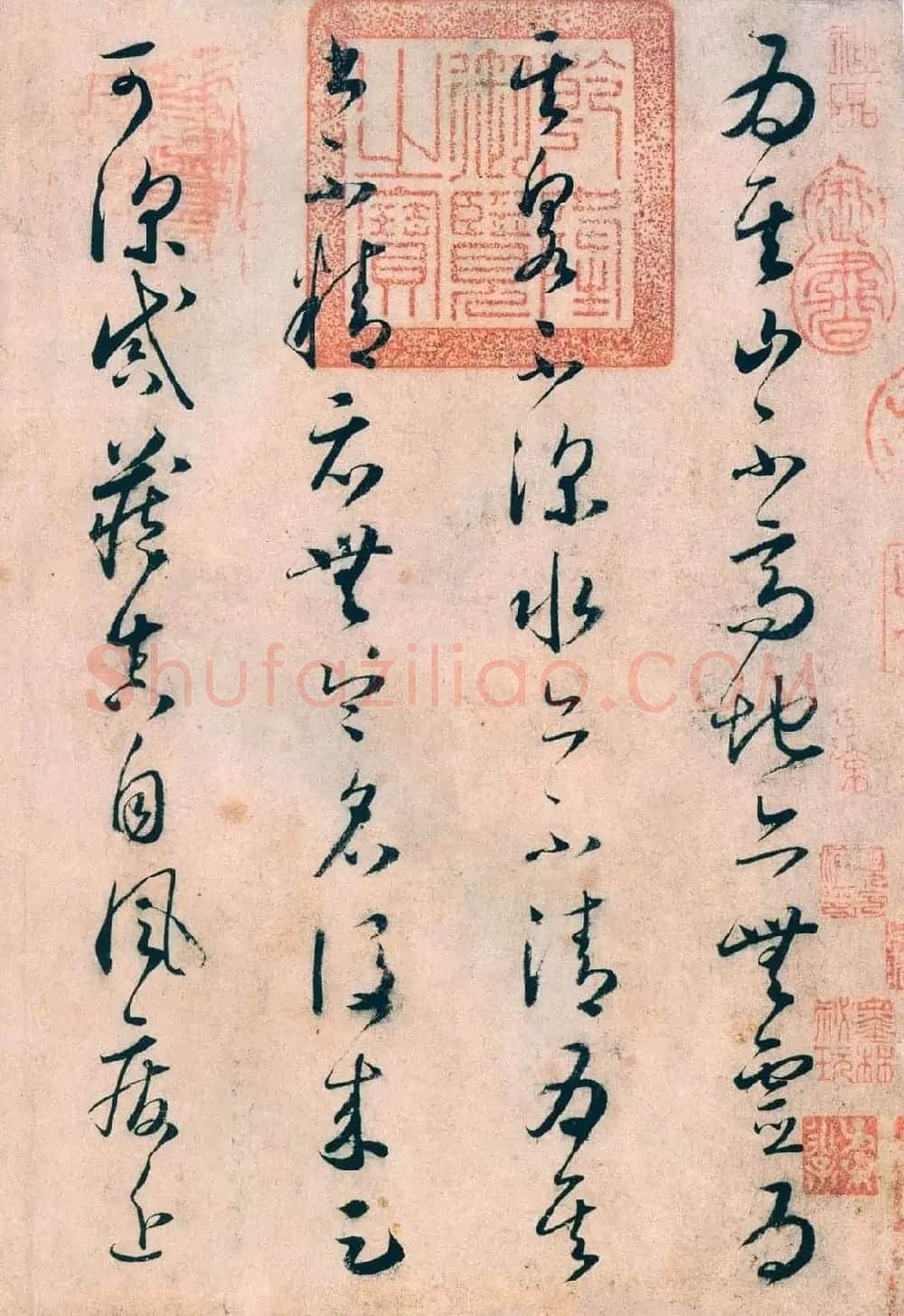 怀素草书墨迹欣赏《论书帖》3种 | 书法碑帖