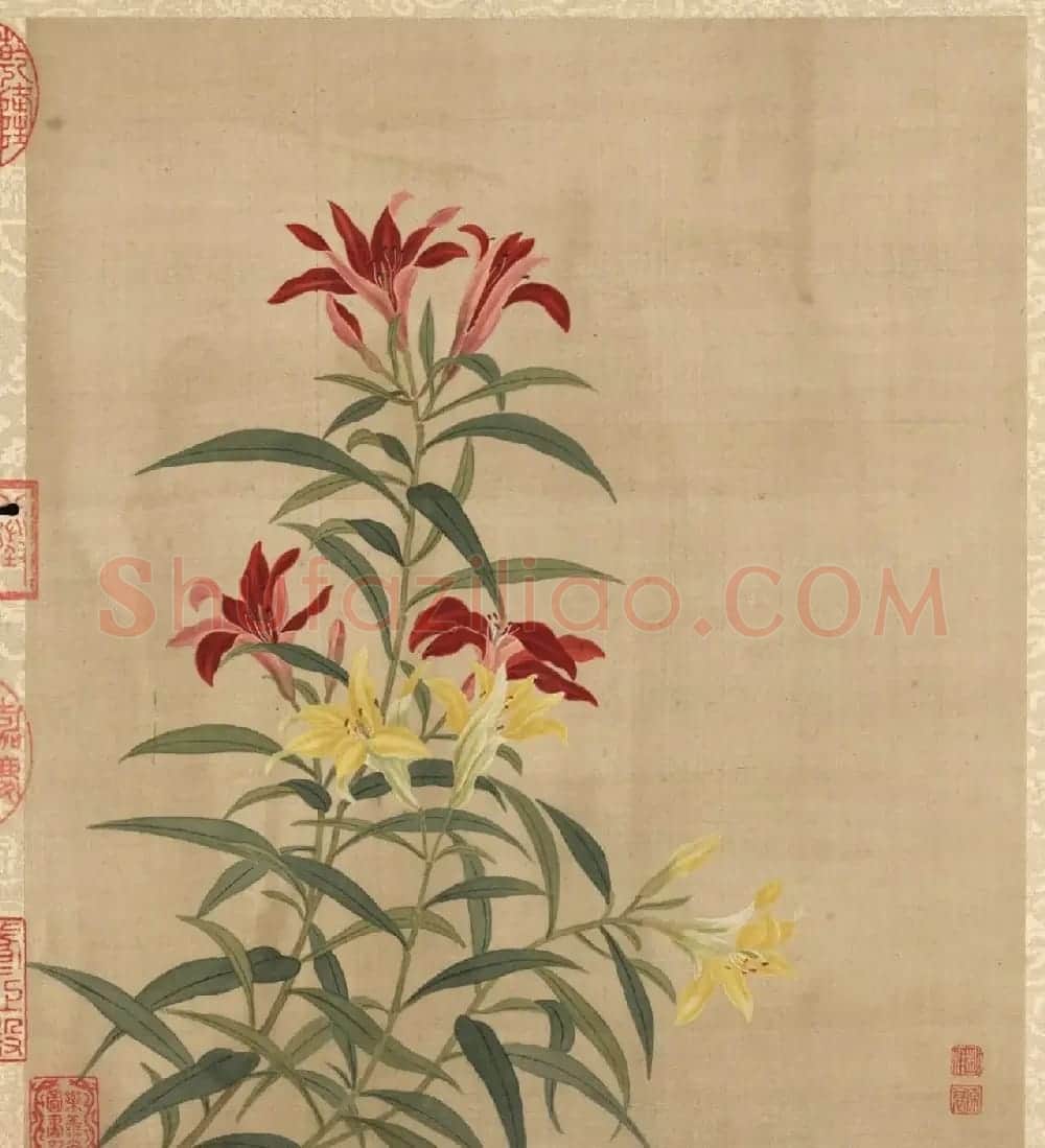 梁诗正书法《乾隆帝题邹一桂花卉》册 | 传世书法作品赏析
