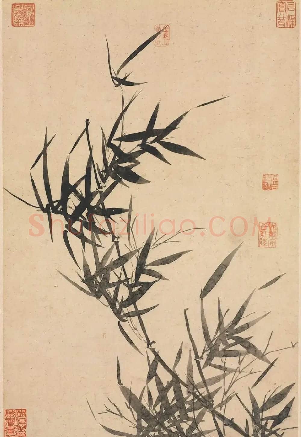 文徵明行草书《赋得听竹一首》 | 传世书法作品精选