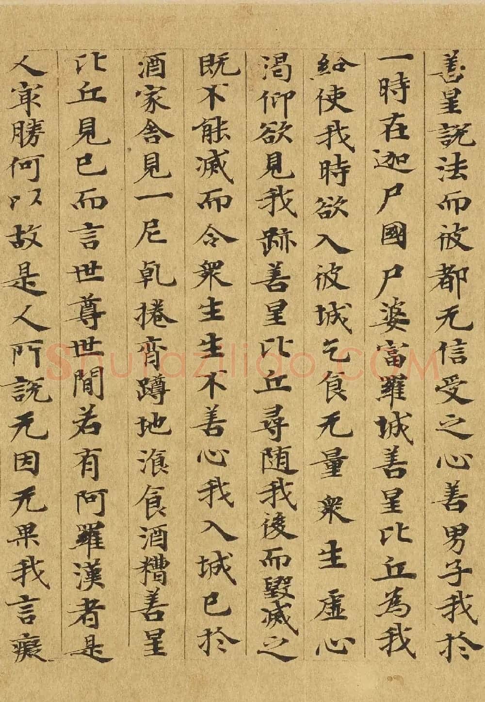 楷书高清大图欣赏《大般涅槃经迦叶菩萨品第十二》 | 敦煌写经欣赏