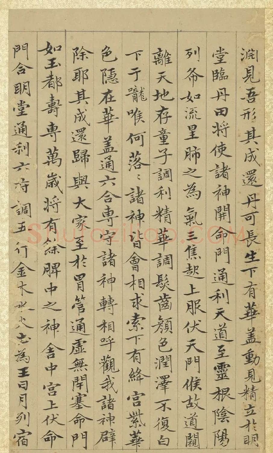 赵孟頫35岁小楷摹黄庭经并写羲之换鹅图 | 书法名家作品欣赏