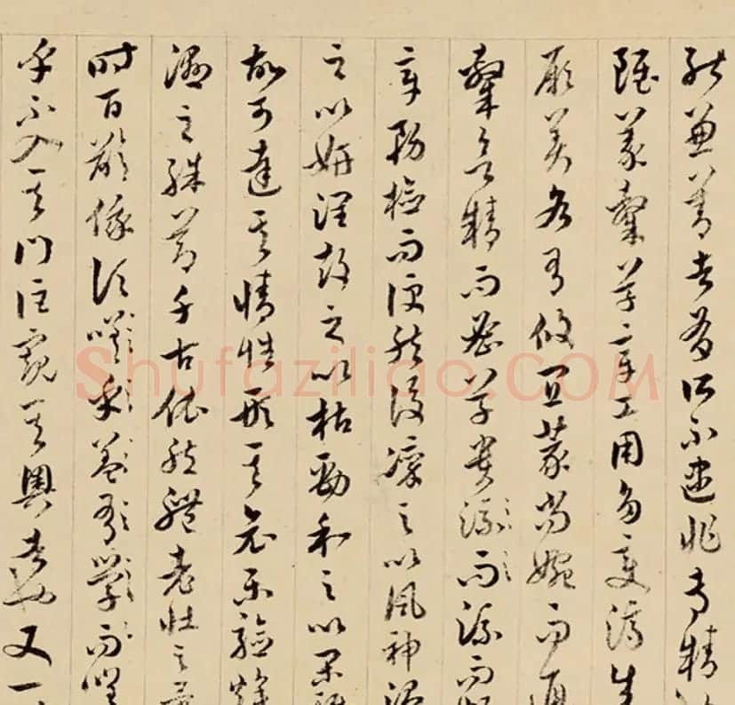 清代王澍草书临《书谱》 | 书法作品欣赏