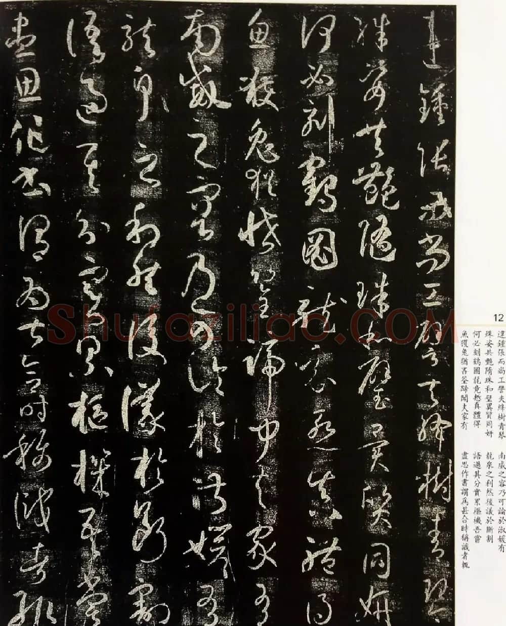 《太清楼书谱》宋拓本有释文和书家题跋 | 毛笔草书字帖