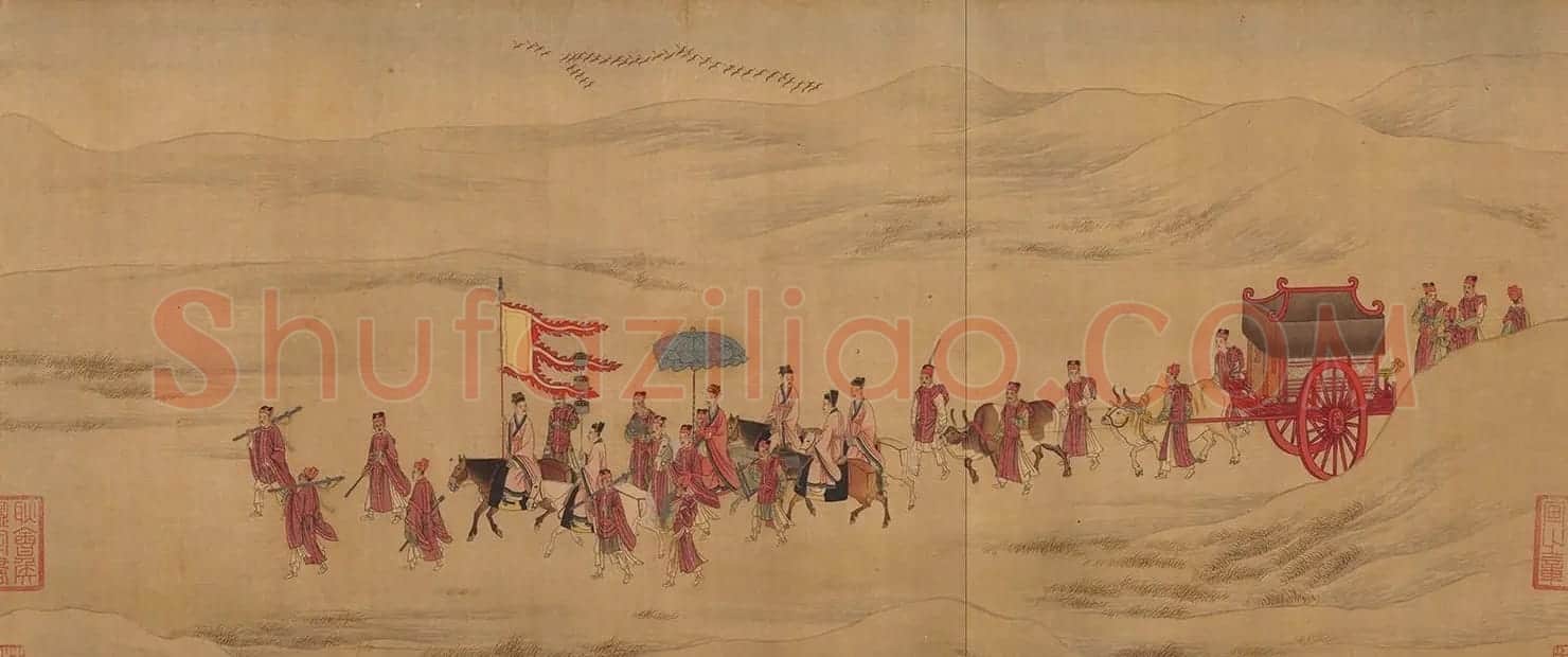 宋人字画：楷书胡笳十八拍+文姬归汉图 | 传世书法作品鉴赏