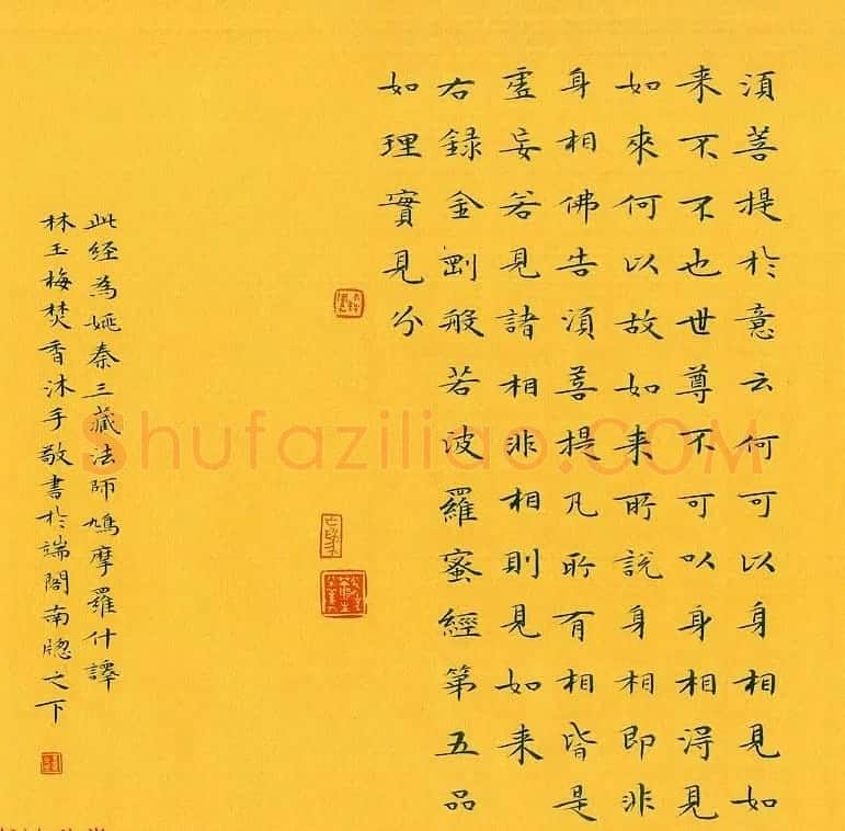 漳州市女书法家林玉梅小楷金刚经 | 书法作品赏析