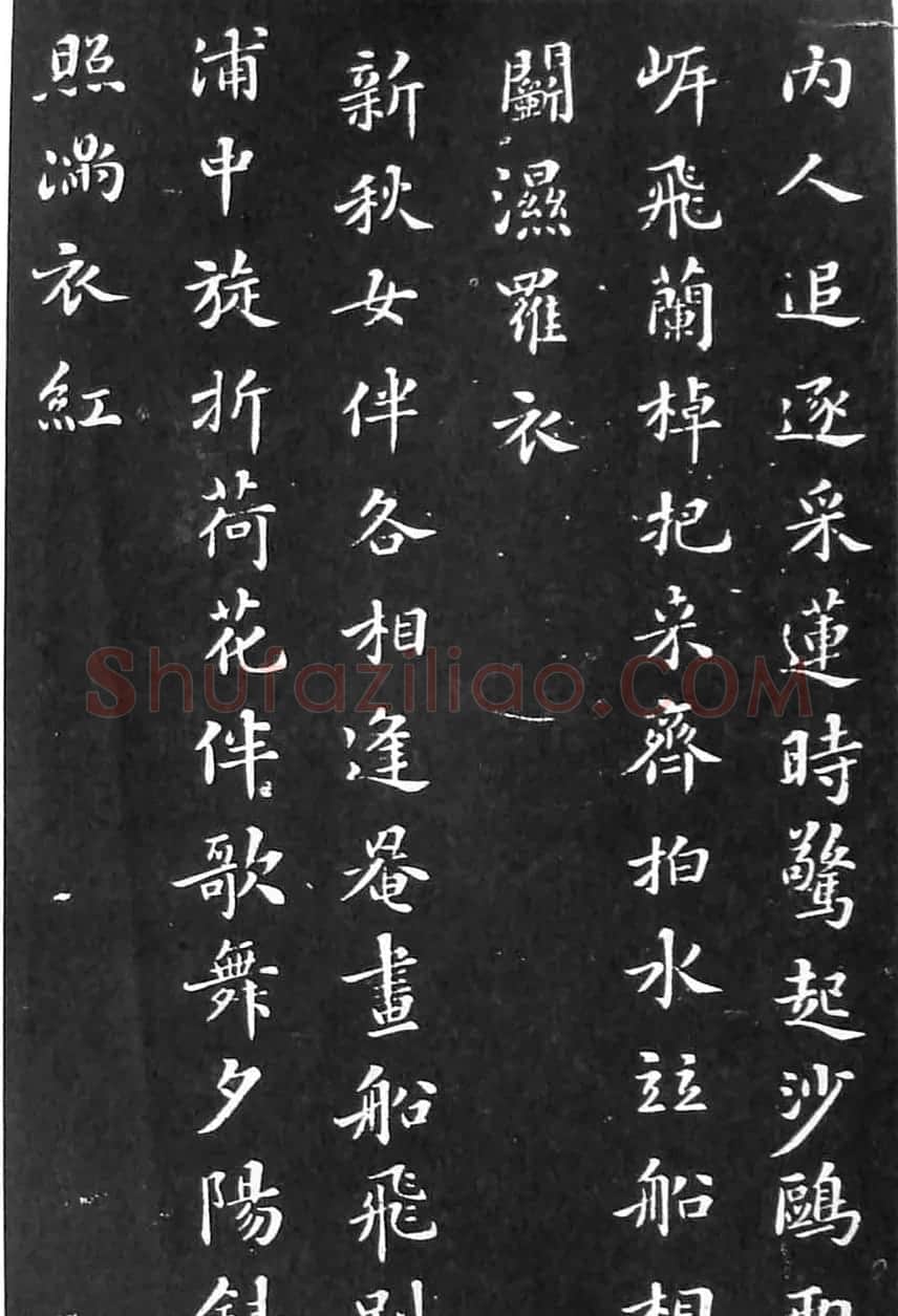 苏东坡楷书欣赏《花蕊夫人宫词》 | 软笔书法作品