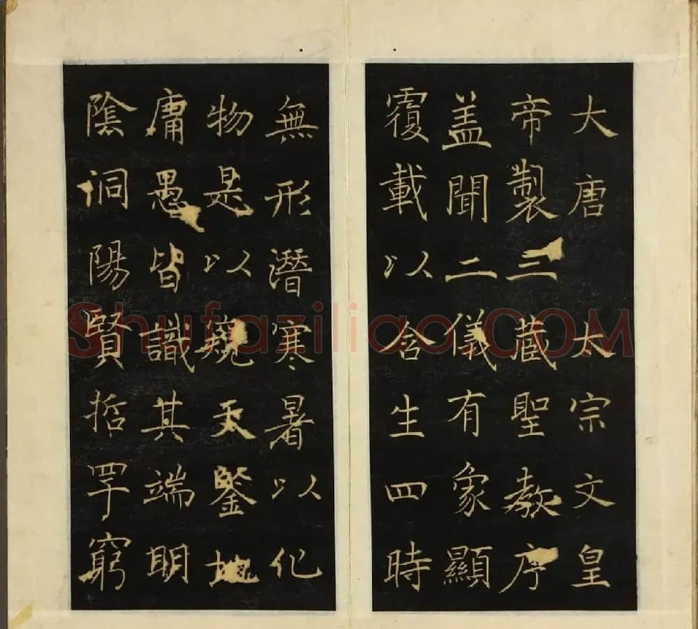 褚遂良书《三藏圣教序》早稲田大学藏本 | 书法碑帖