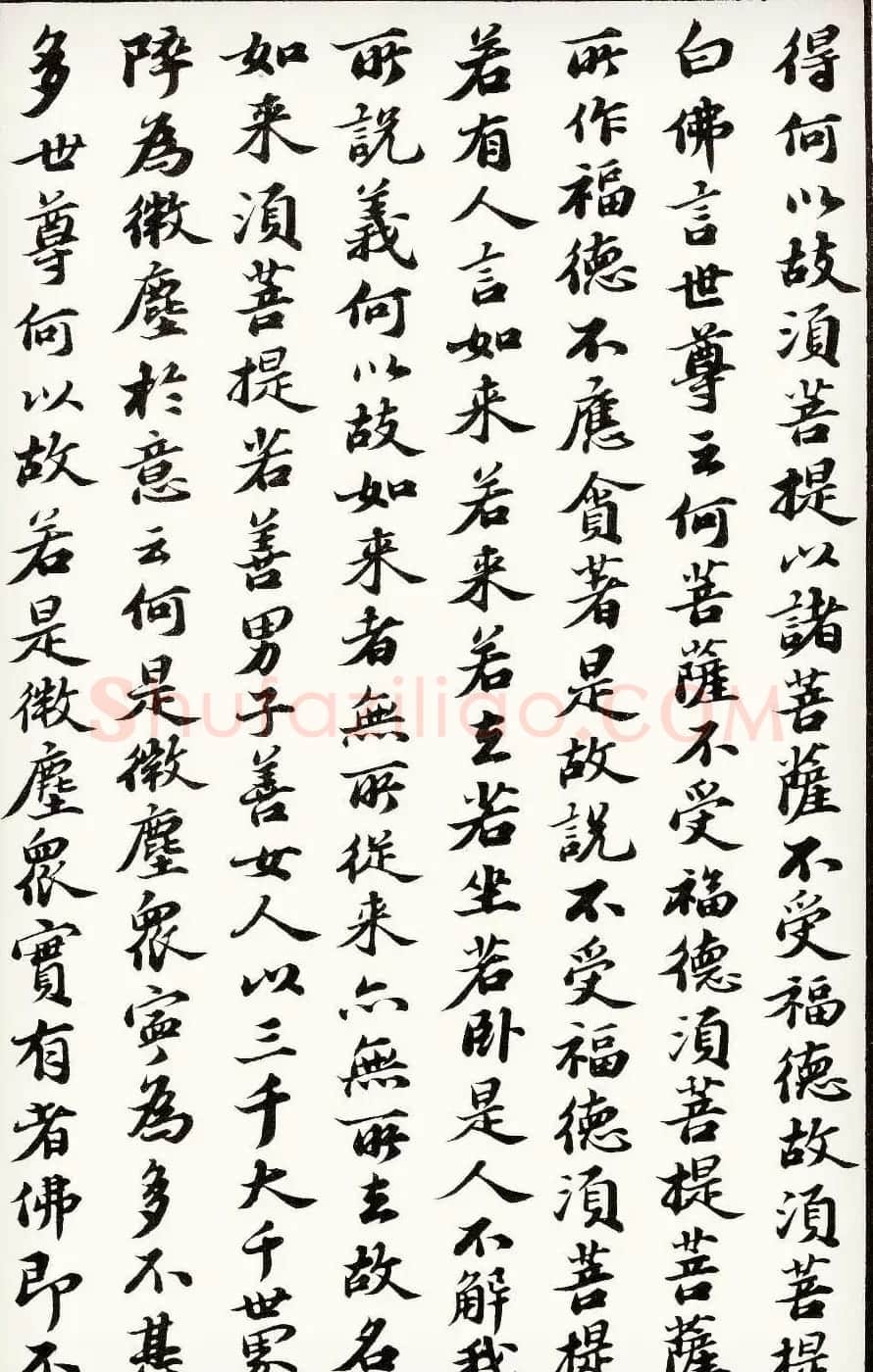 苏轼行楷书法欣赏《金刚经》全本 | 毛笔书法作品