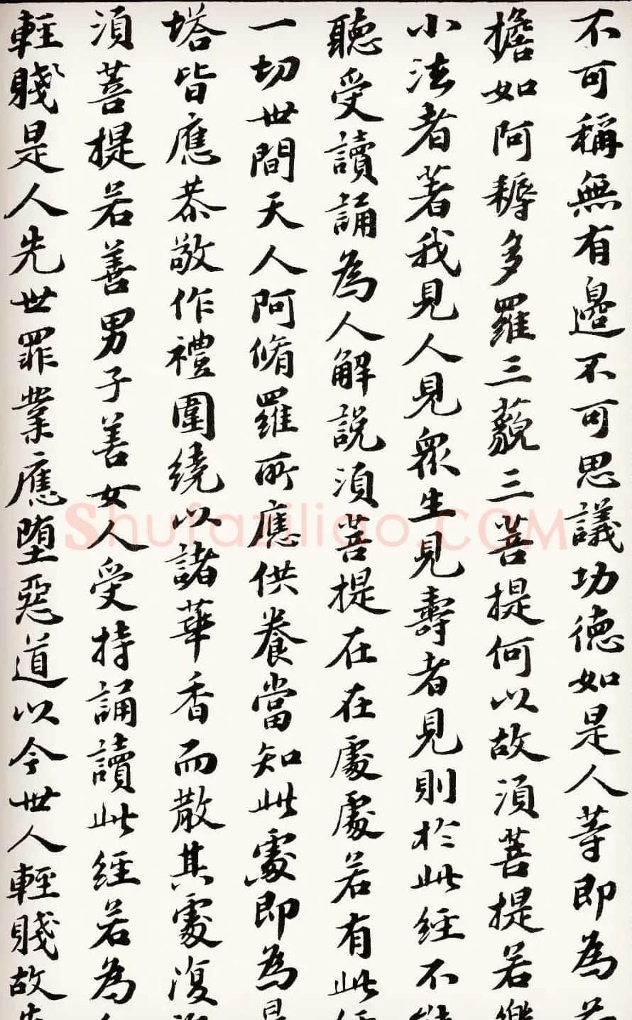 苏轼行楷书法欣赏《金刚经》全本 | 毛笔书法作品