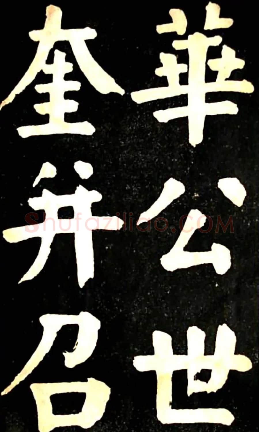 华世奎大楷字帖《南皮张氏双烈女庙碑》 | 毛笔楷书字帖
