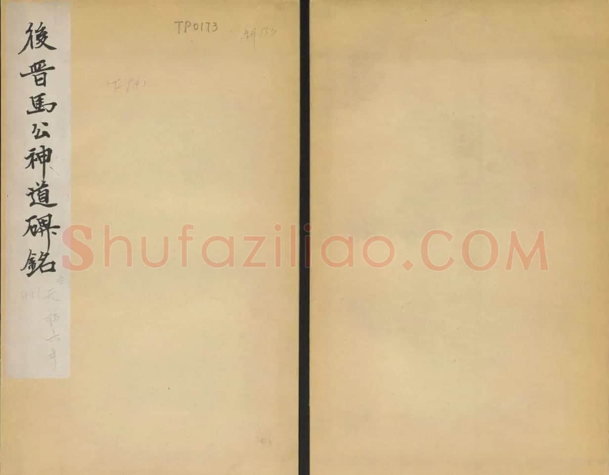 晋代行书碑刻《马文操神道碑》 | 书法碑帖