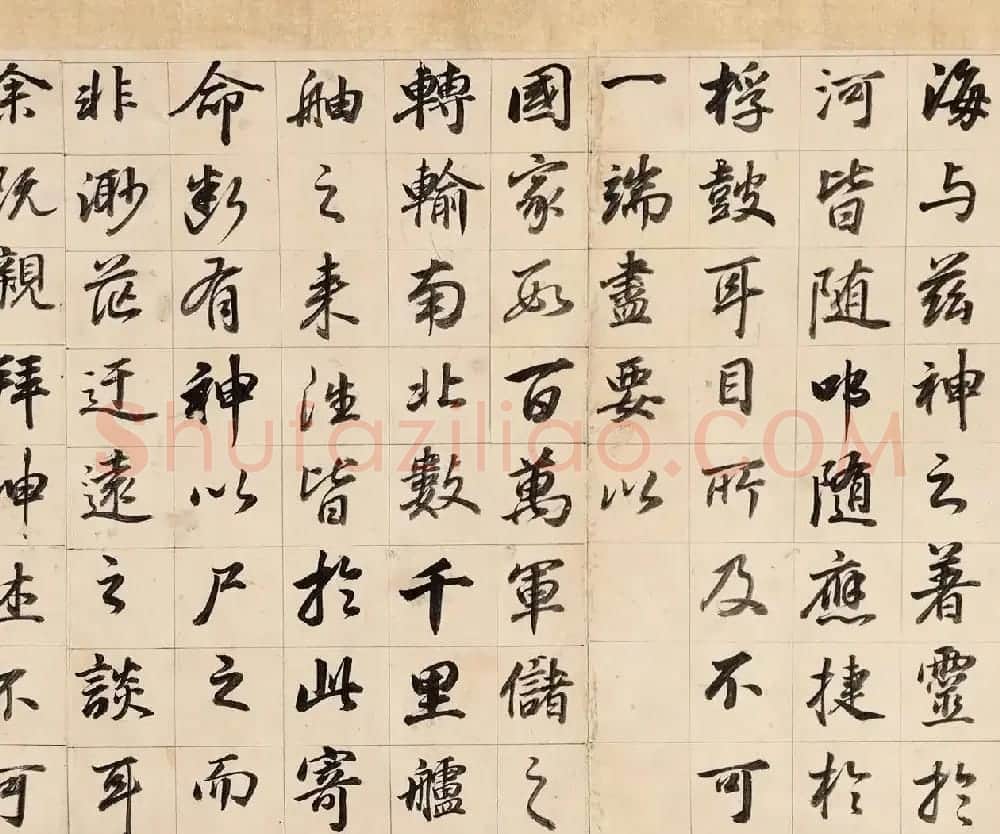 董其昌67岁行楷书法手卷《龙神感应记》 | 书法长卷