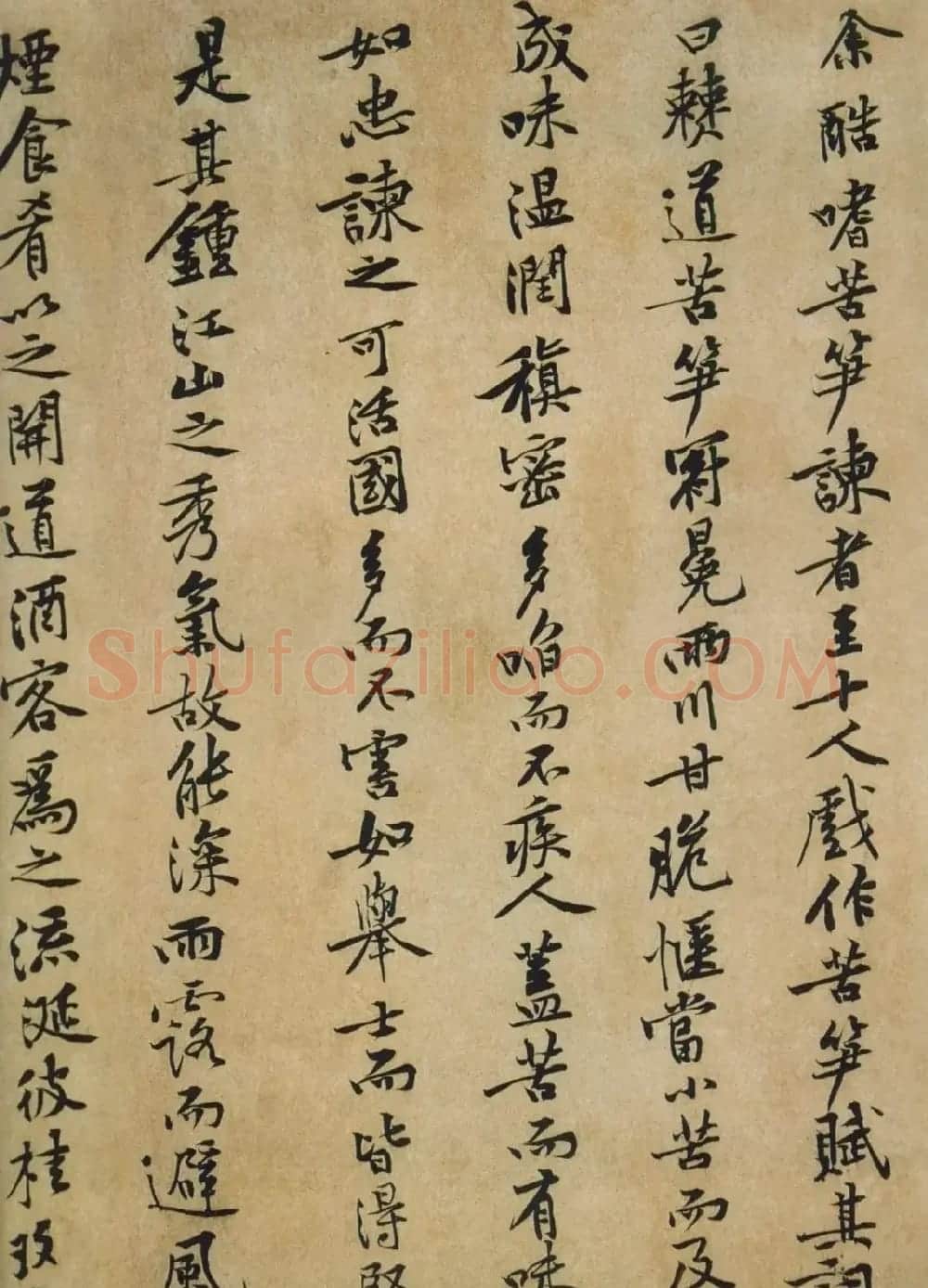 黄庭坚书法欣赏《苦笋赋》 | 软笔书法作品
