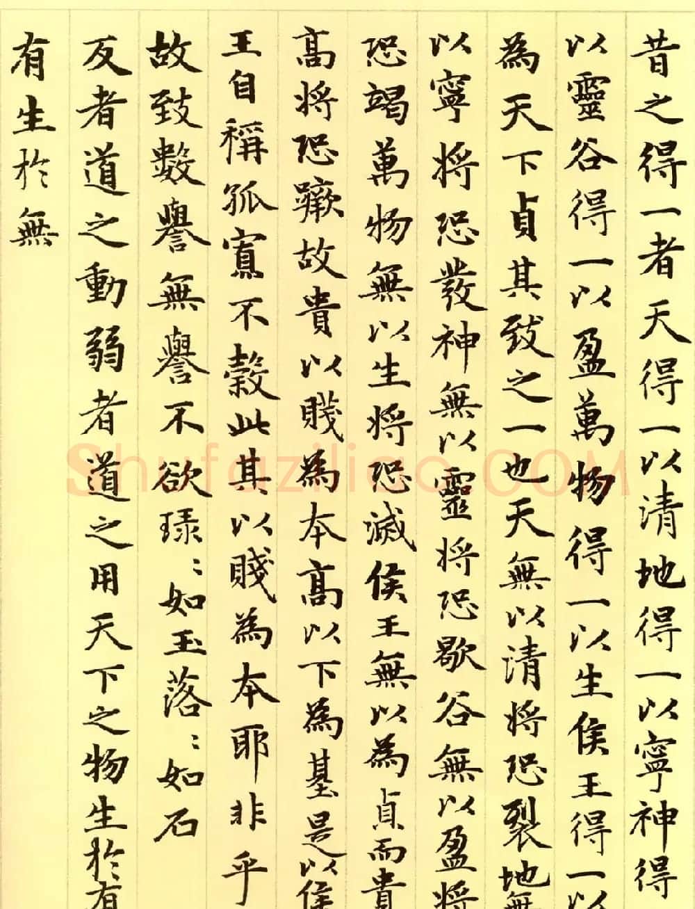 赵孟頫63岁小楷《老子道德经》 | 书法名家作品欣赏