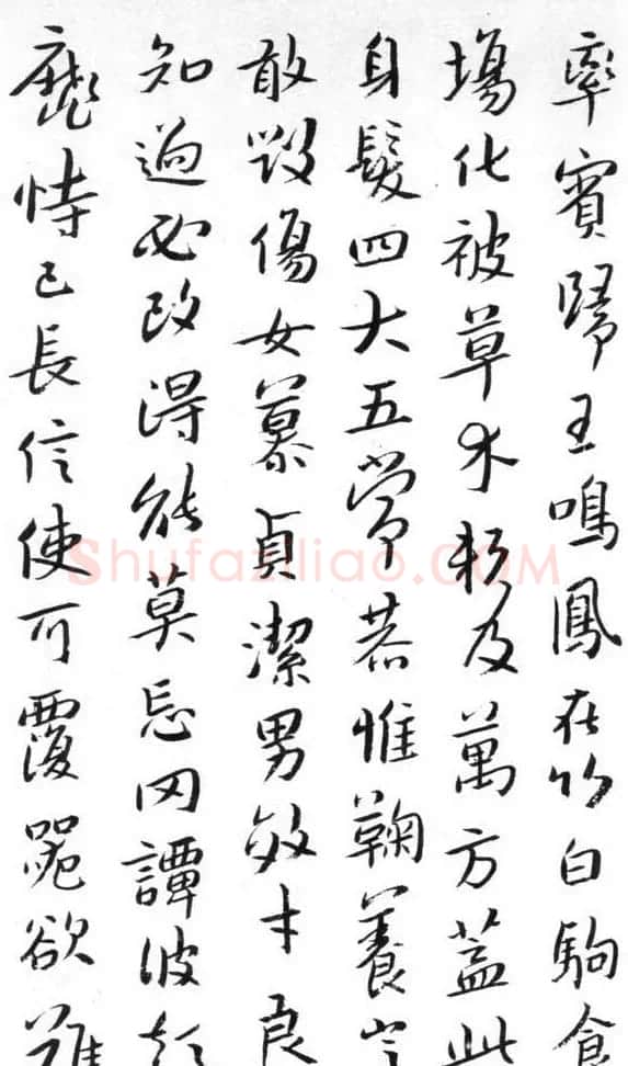 朱耷（八大山人）书法册页《千字文》 | 书法碑帖