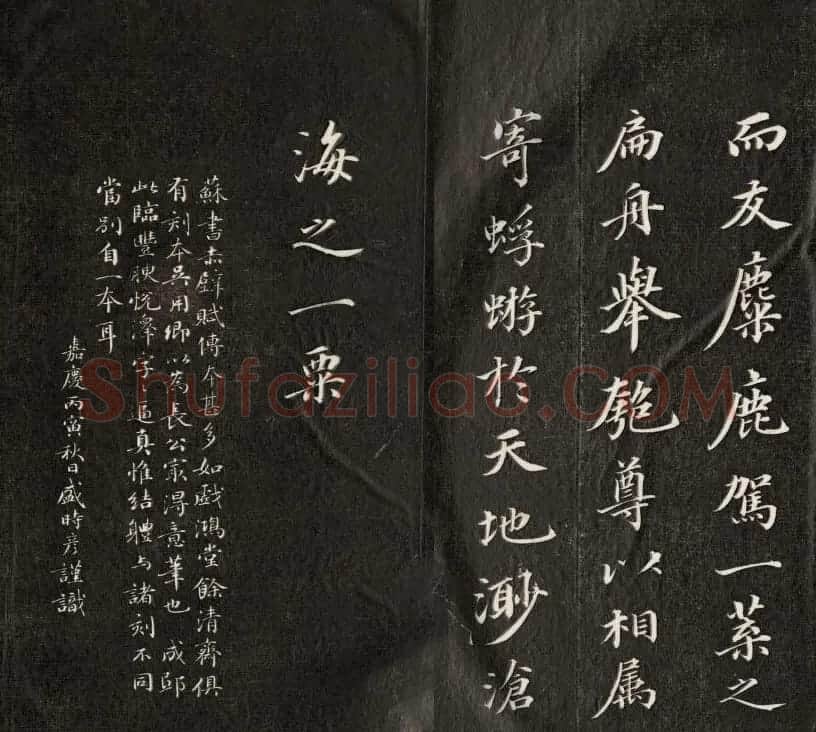 成亲王书法刻本节临苏轼米芾名篇 | 书法名家作品鉴赏