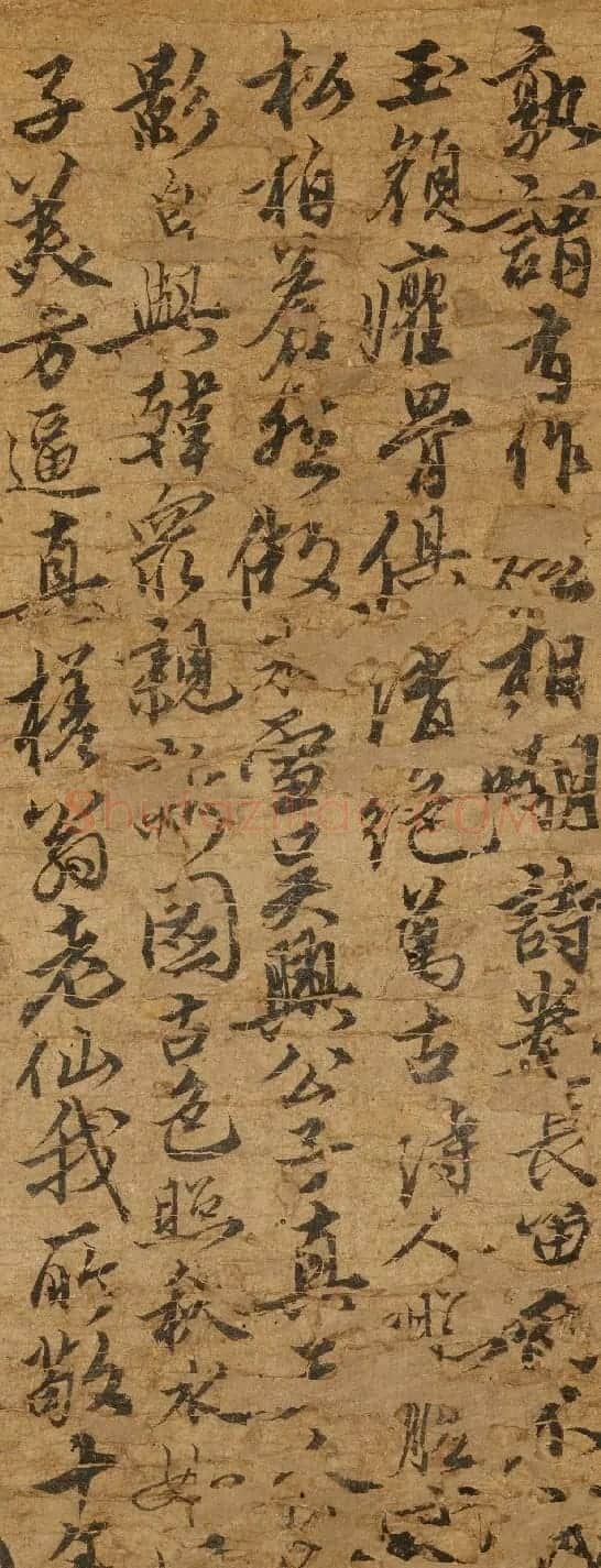 明朝大才子解缙书法墨迹《跋杜甫像》 | 名家书法作品精选