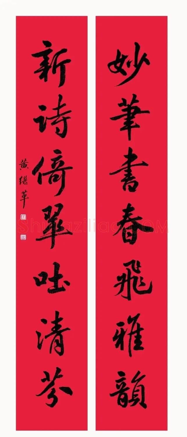 全国书法名家龙年春联作品选刊 | 名家书法作品精选
